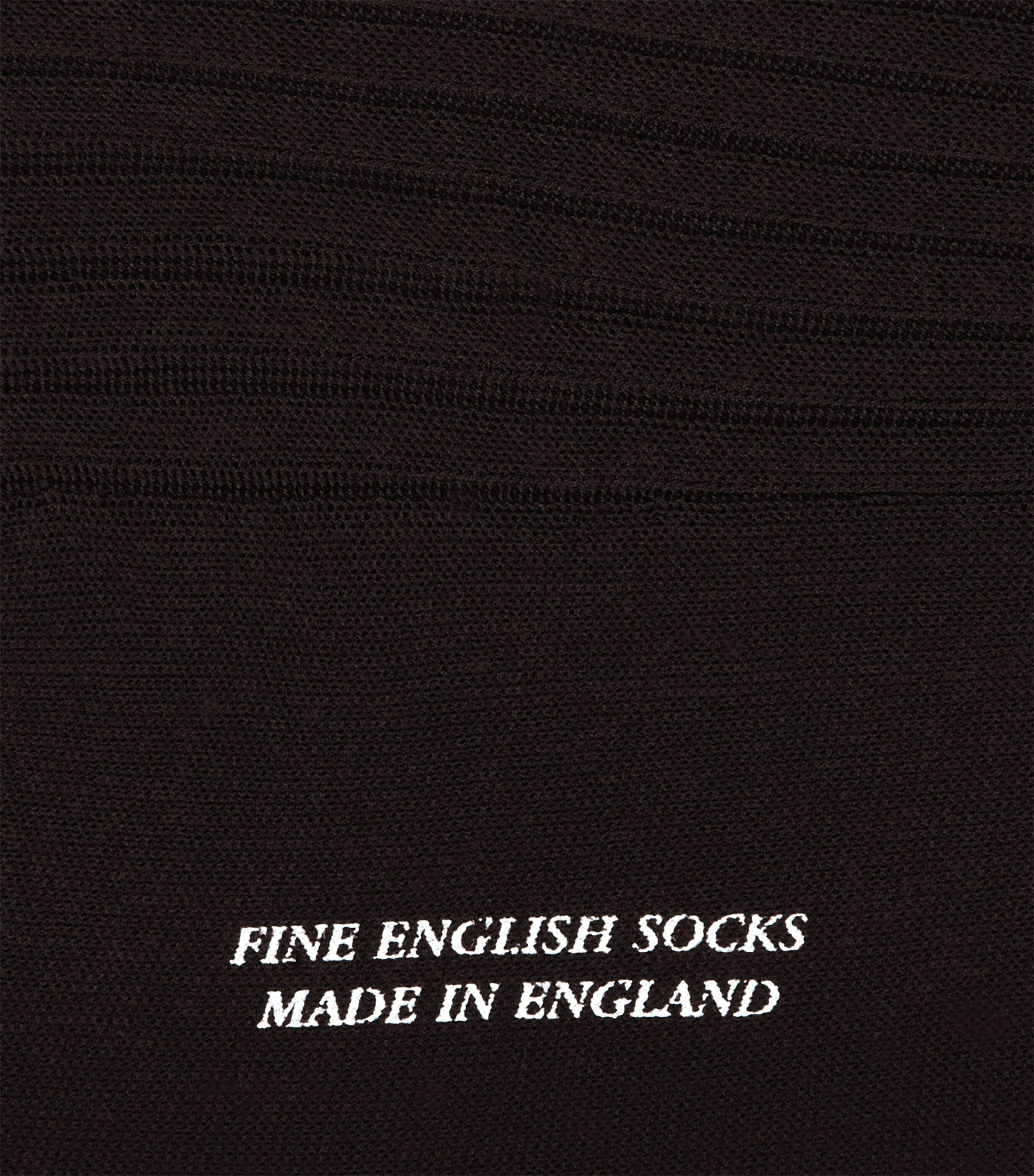 Egyptian Cotton Lisle Short Socks BLACK Image 2
