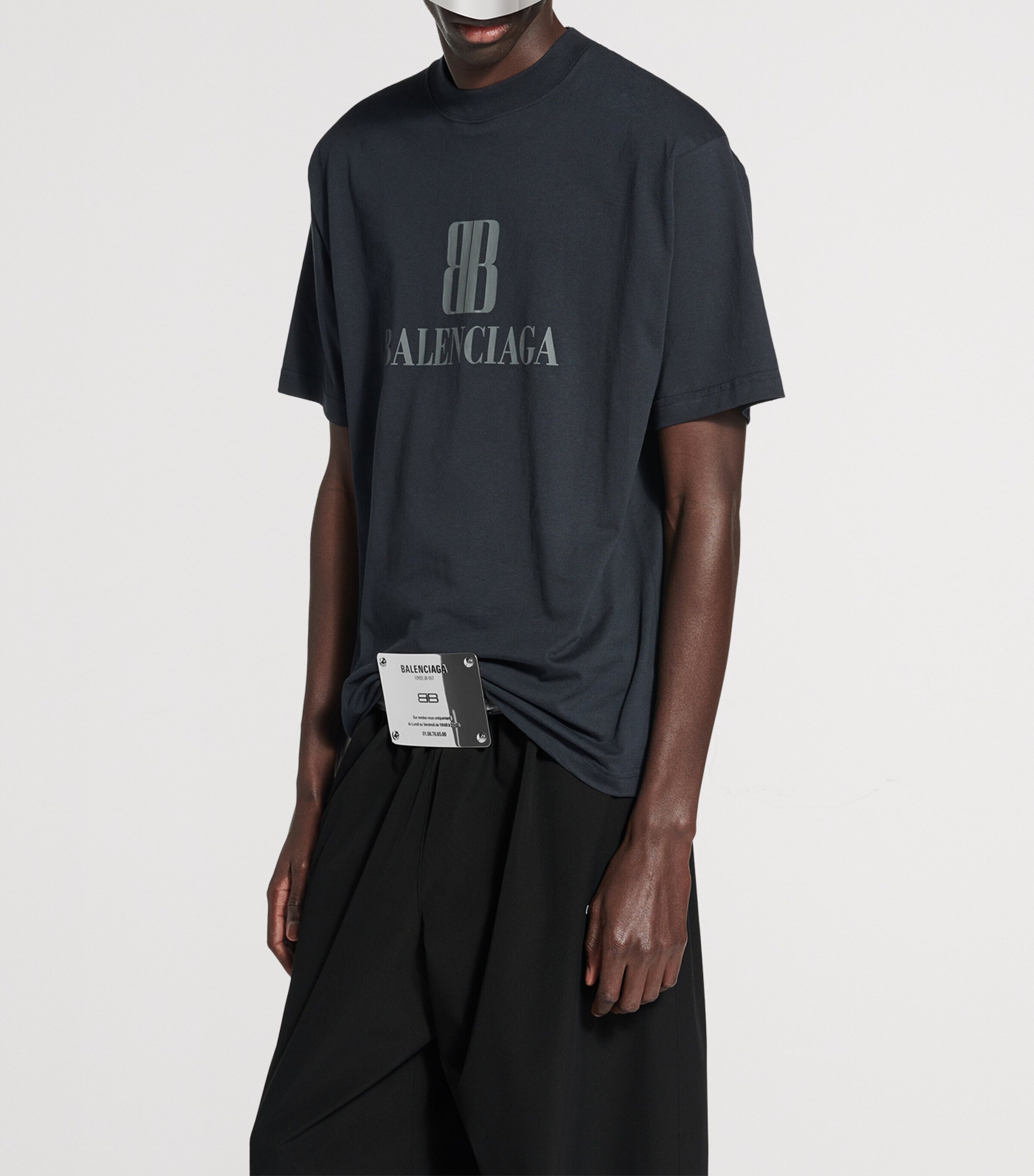 Oversized Cotton Logo T-Shirt 1083 Image 2