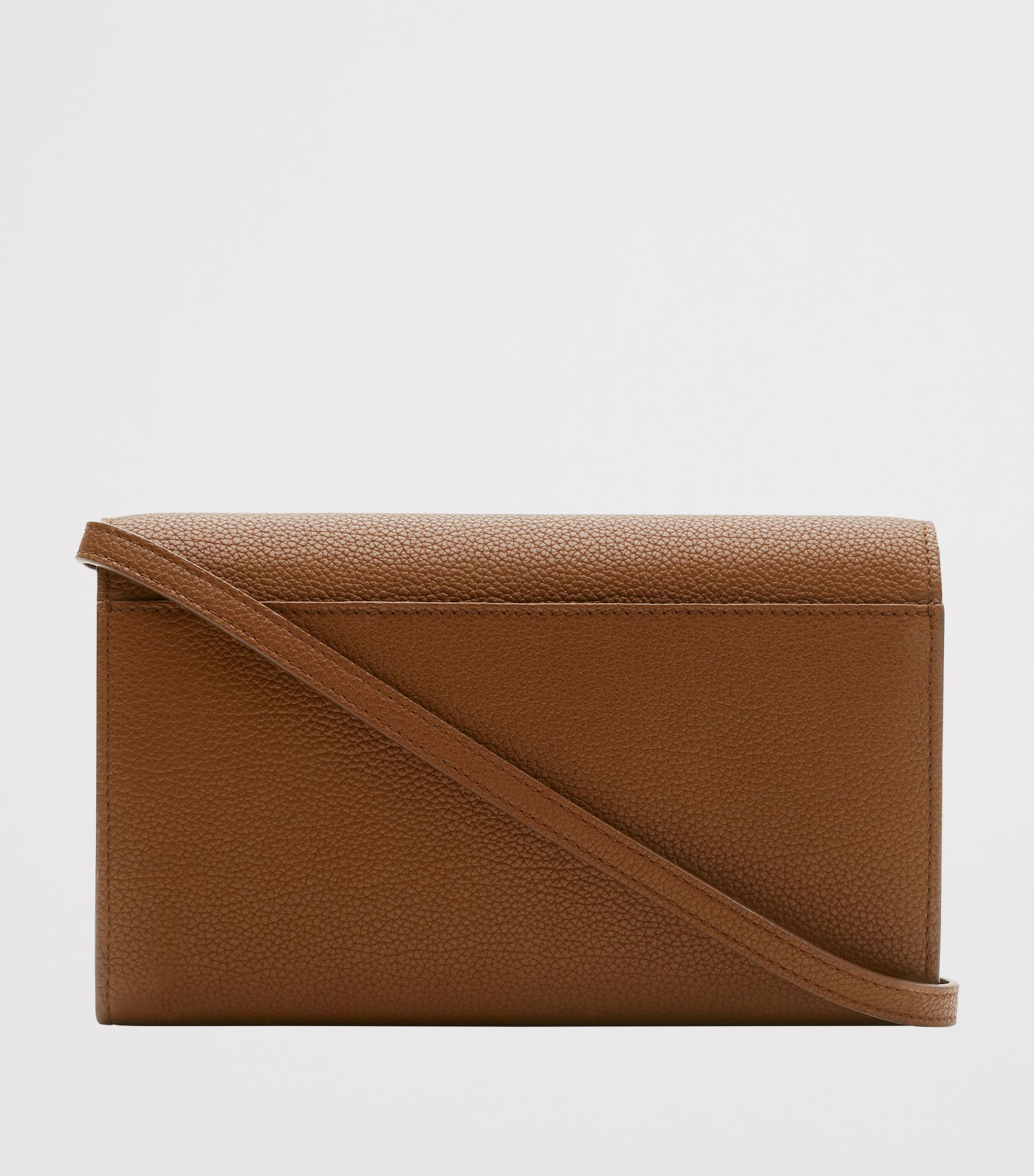 Leather Cotswolds Strap Wallet HAZEL Image 5