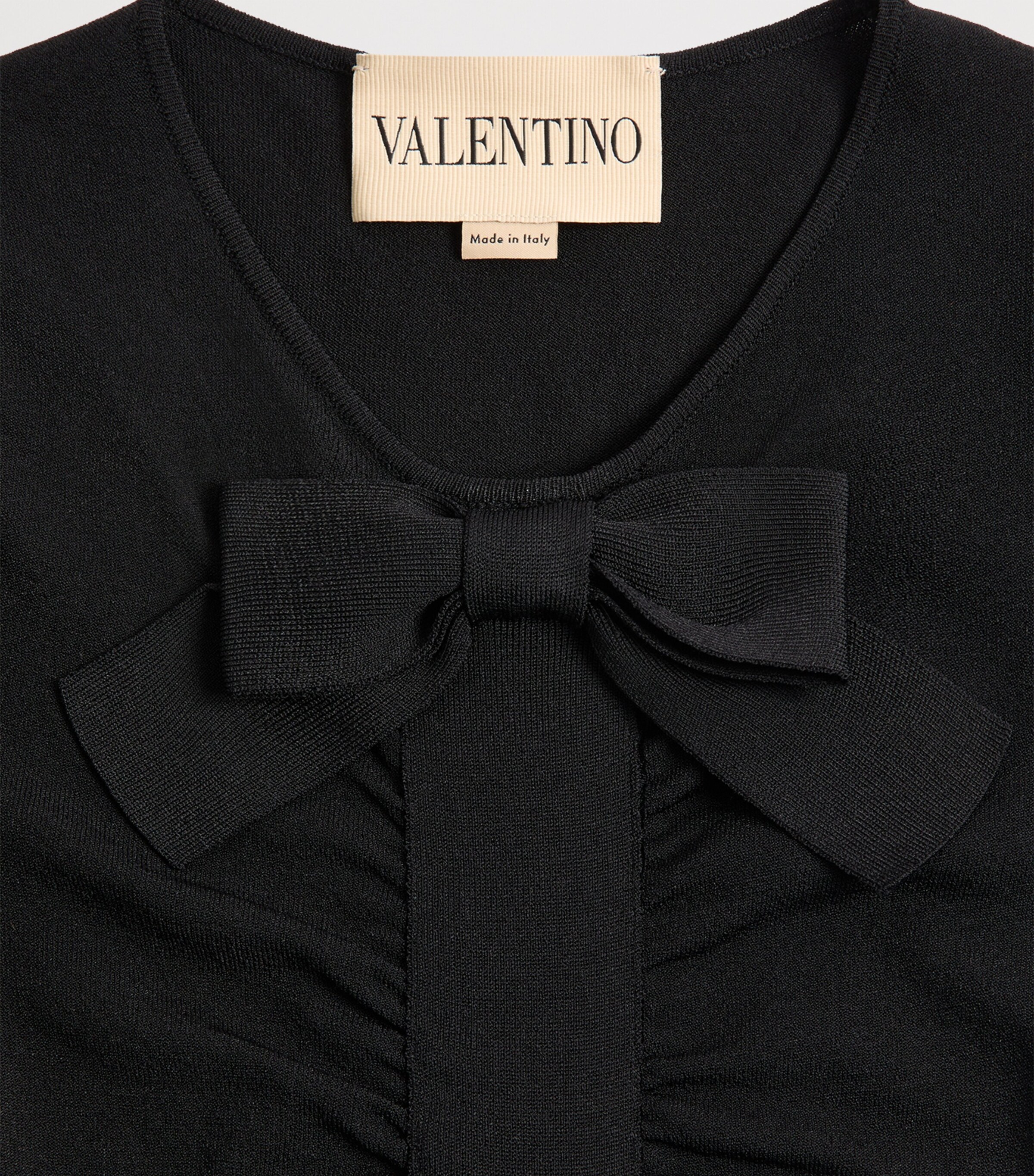 Valentino Womens Ruched Knit Dress Image 7