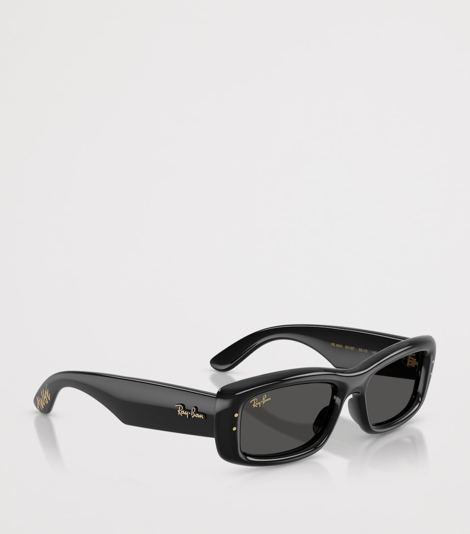 Ray-Ban Kiliane Puffer Rectangle Sunglasses Black Image 6