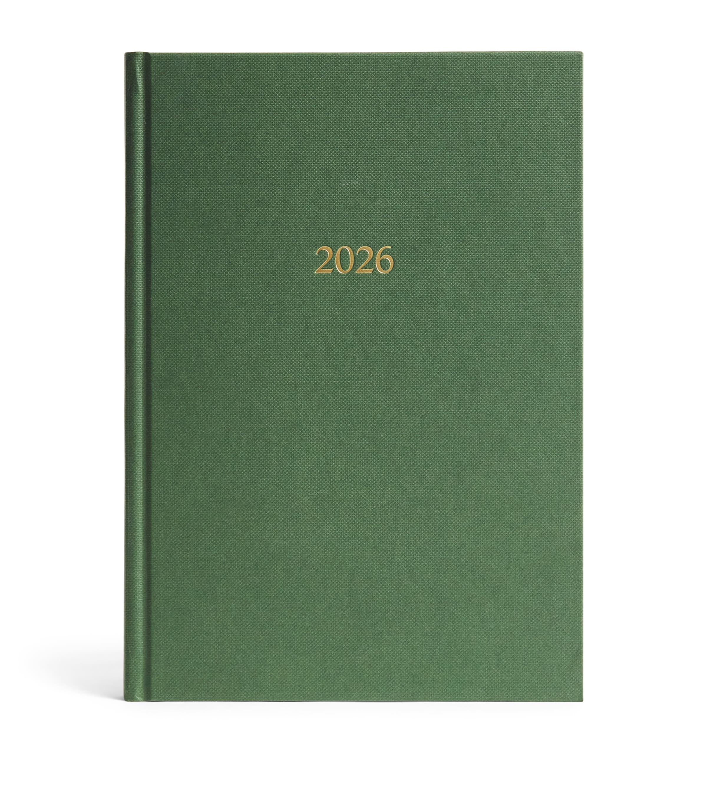 Harrods Classic A5 Diary 2026 In Green