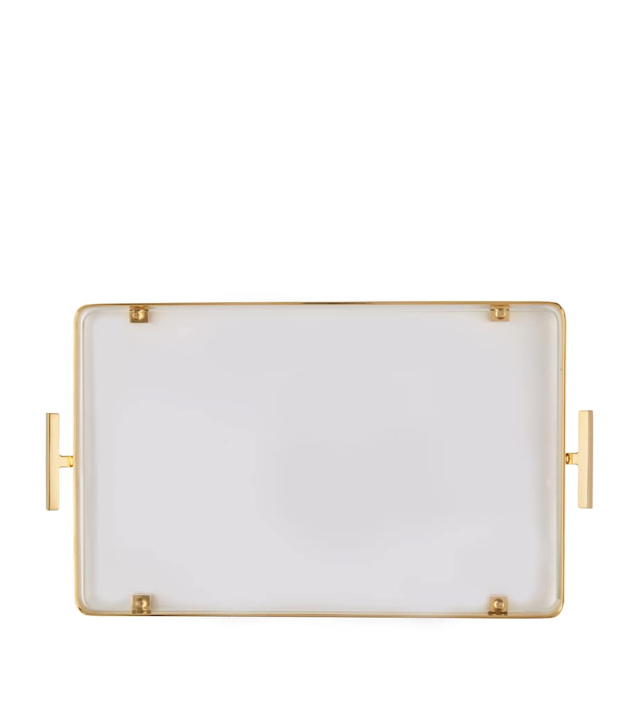 Glass Tray (15.5cm x 24.5cm) NO COLOUR Image 1