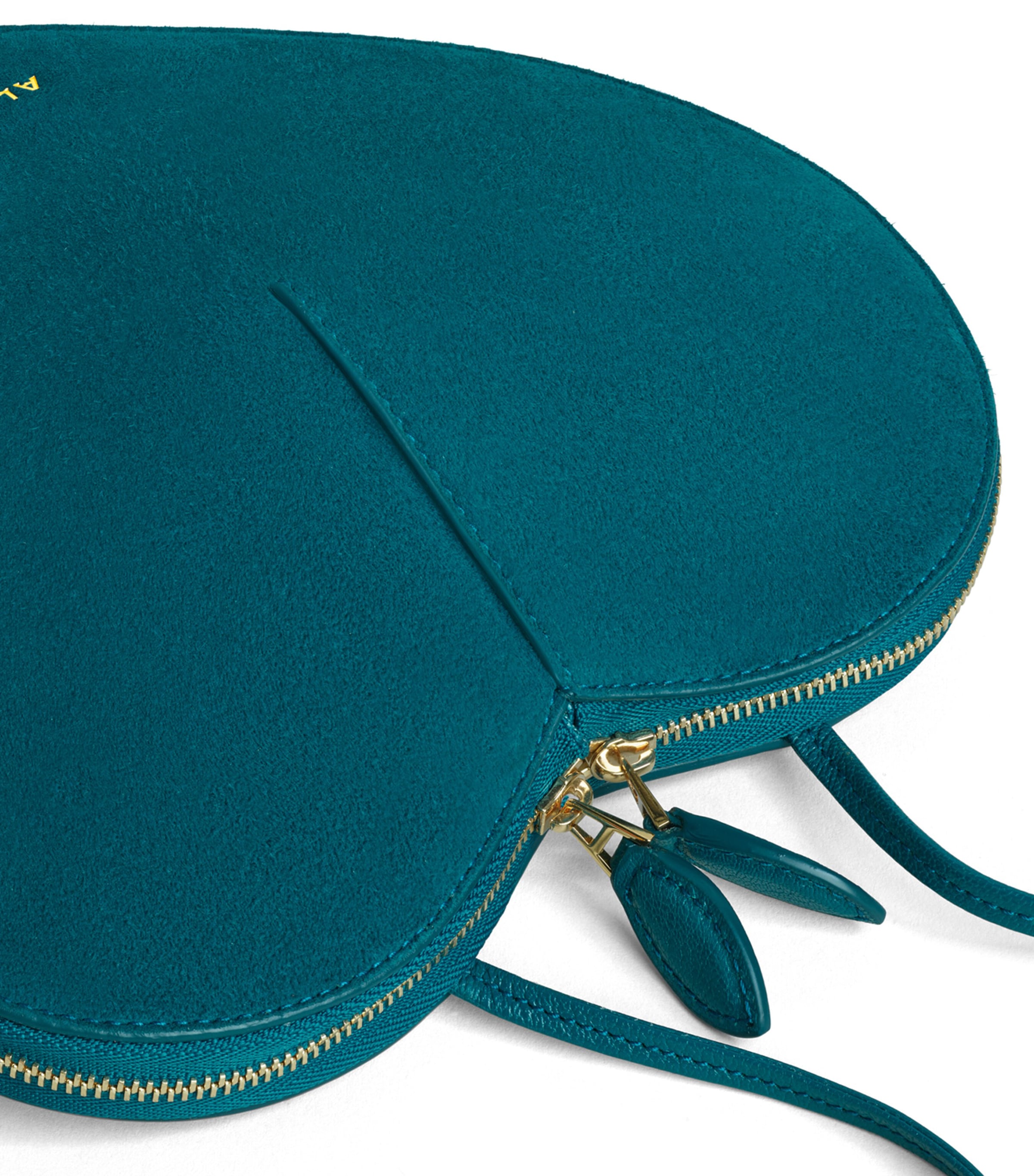 Alaïa Suede Le Coeur Shoulder Bag China Blue Image 3