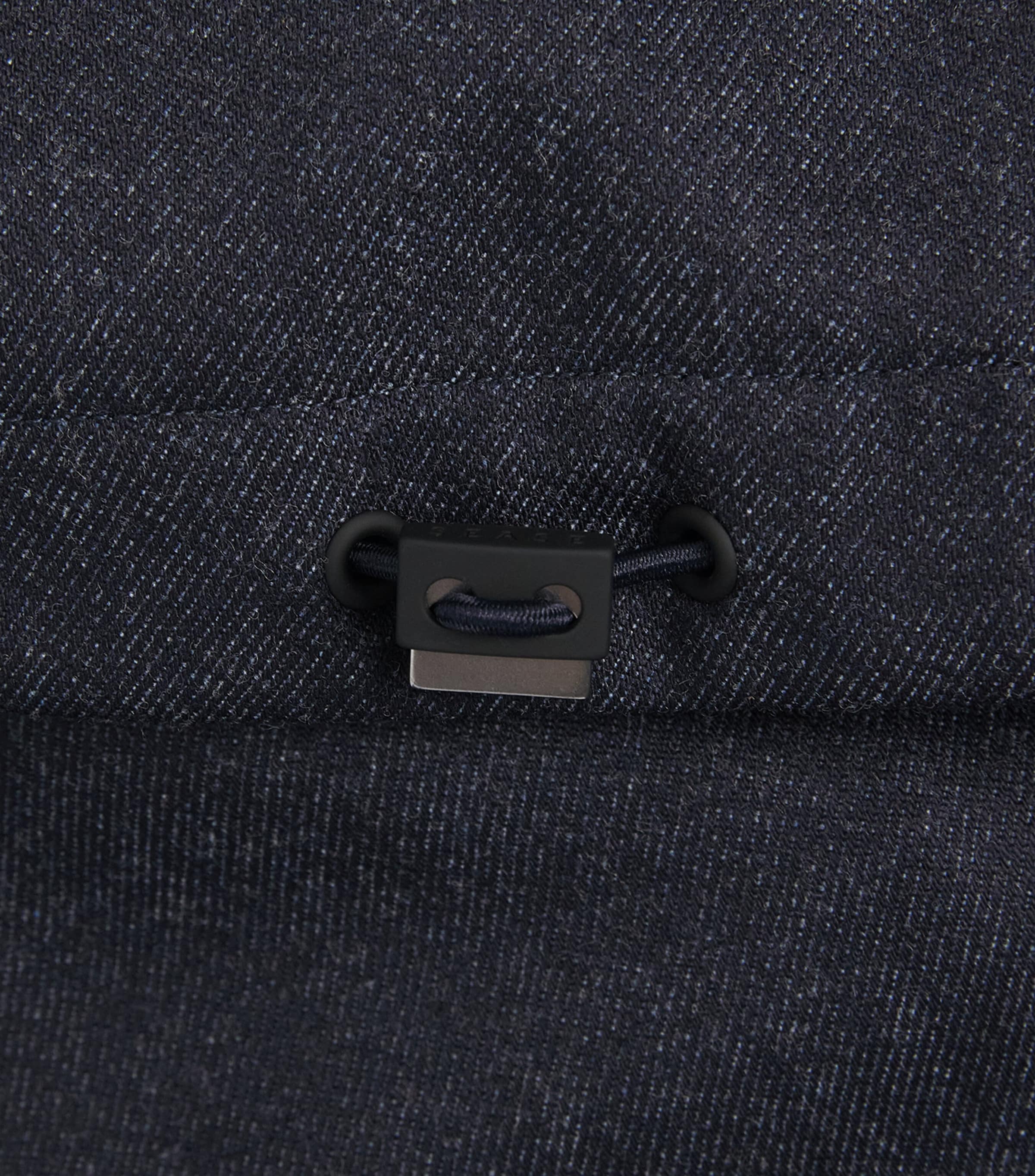 Sease Mens Cotton Padded Gate 2.0 Overshirt Denim Blue Image 7