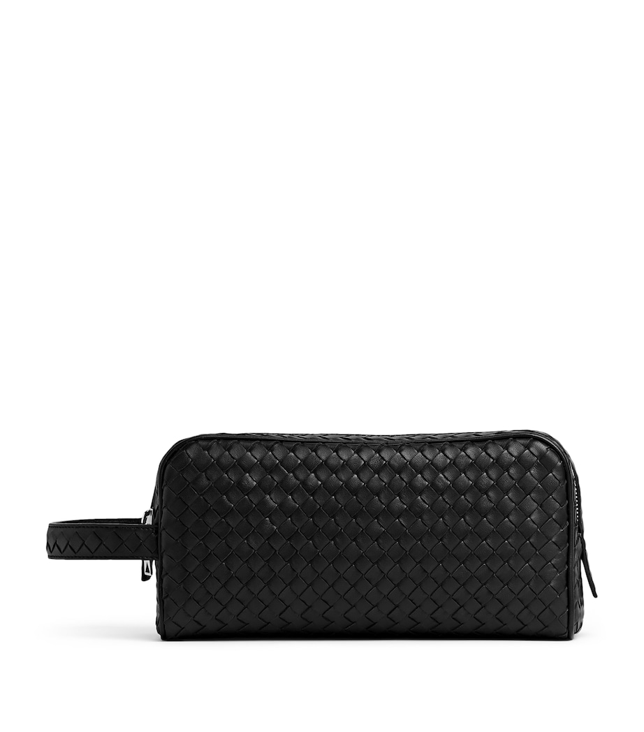 Bottega Veneta Leather Intrecciato Piccolo Travel Pouch Image 1