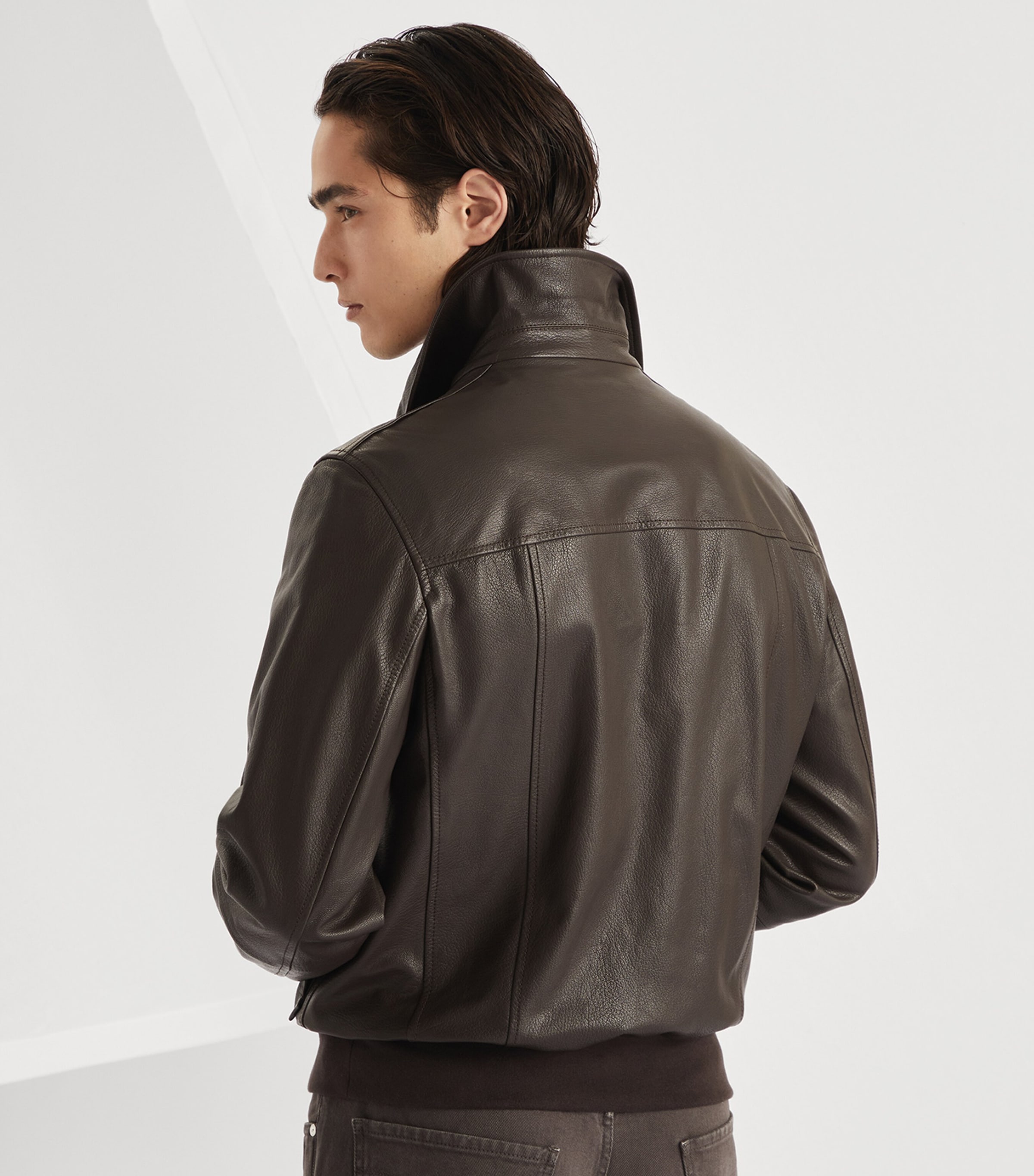 VIP【関税送料無料】希少 BRUNELLO CUCINELLI CASUAL JACKET Brunello Cucinelli Leather Jacket | Harrods HK