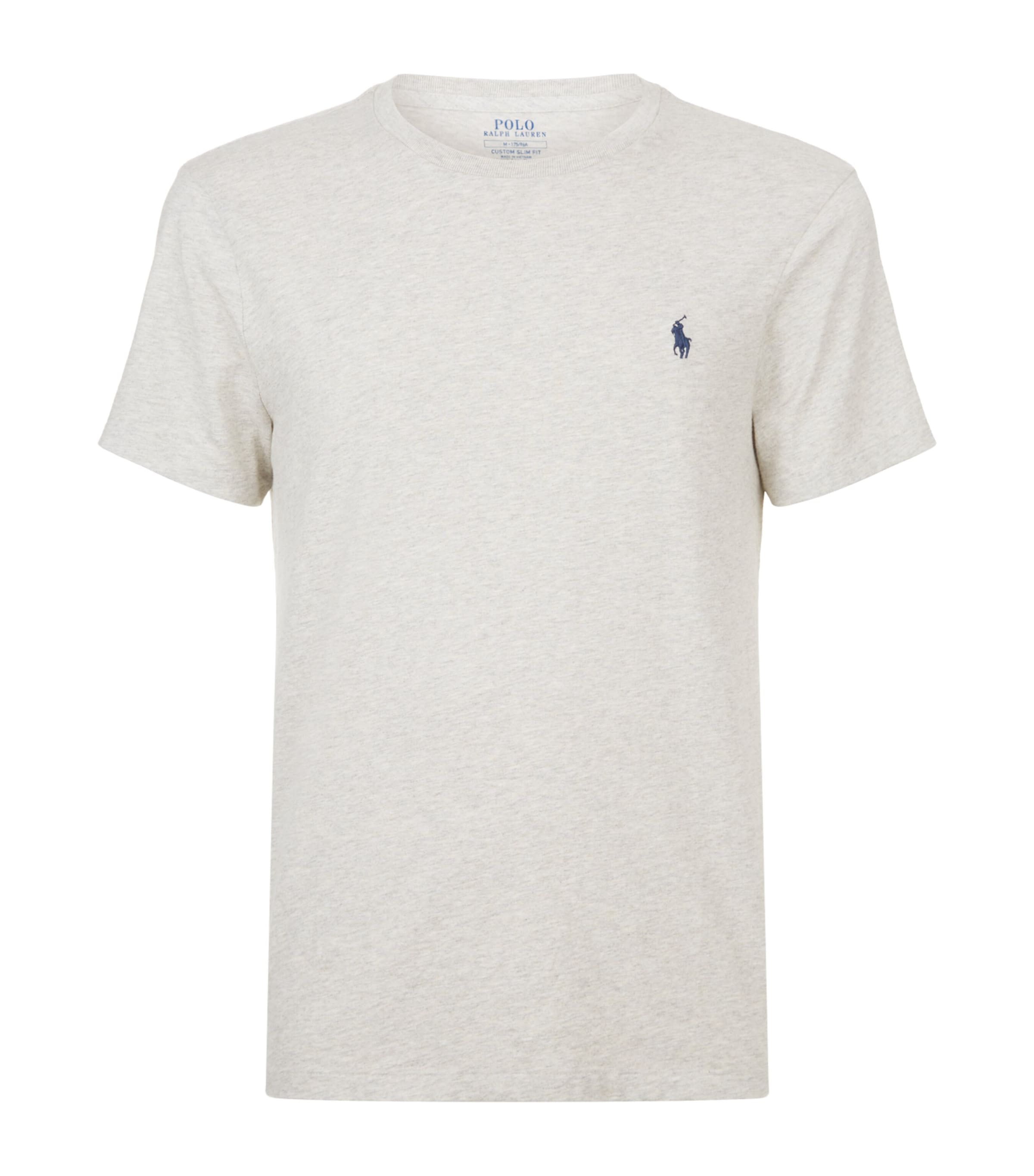 Polo Ralph Lauren Logo T-shirt In Grey