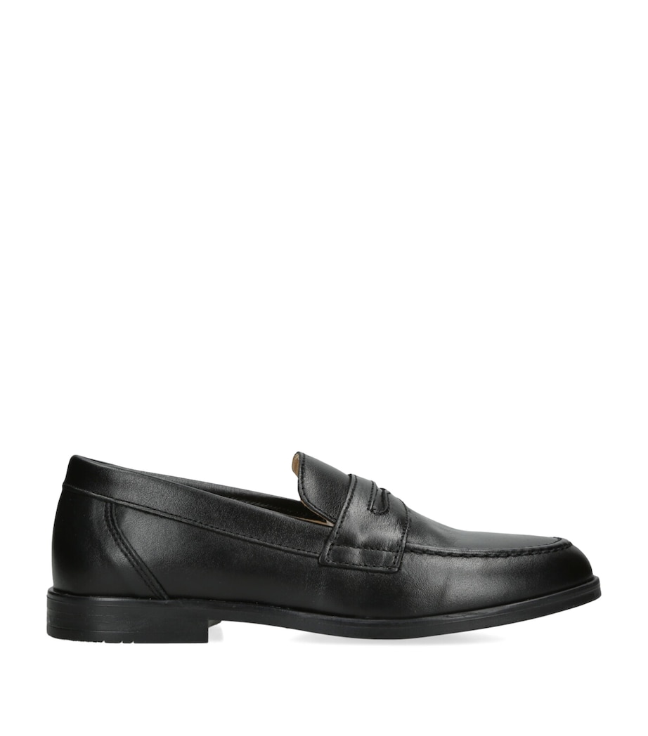 Leather Hugo Loafers BLACK Image 1