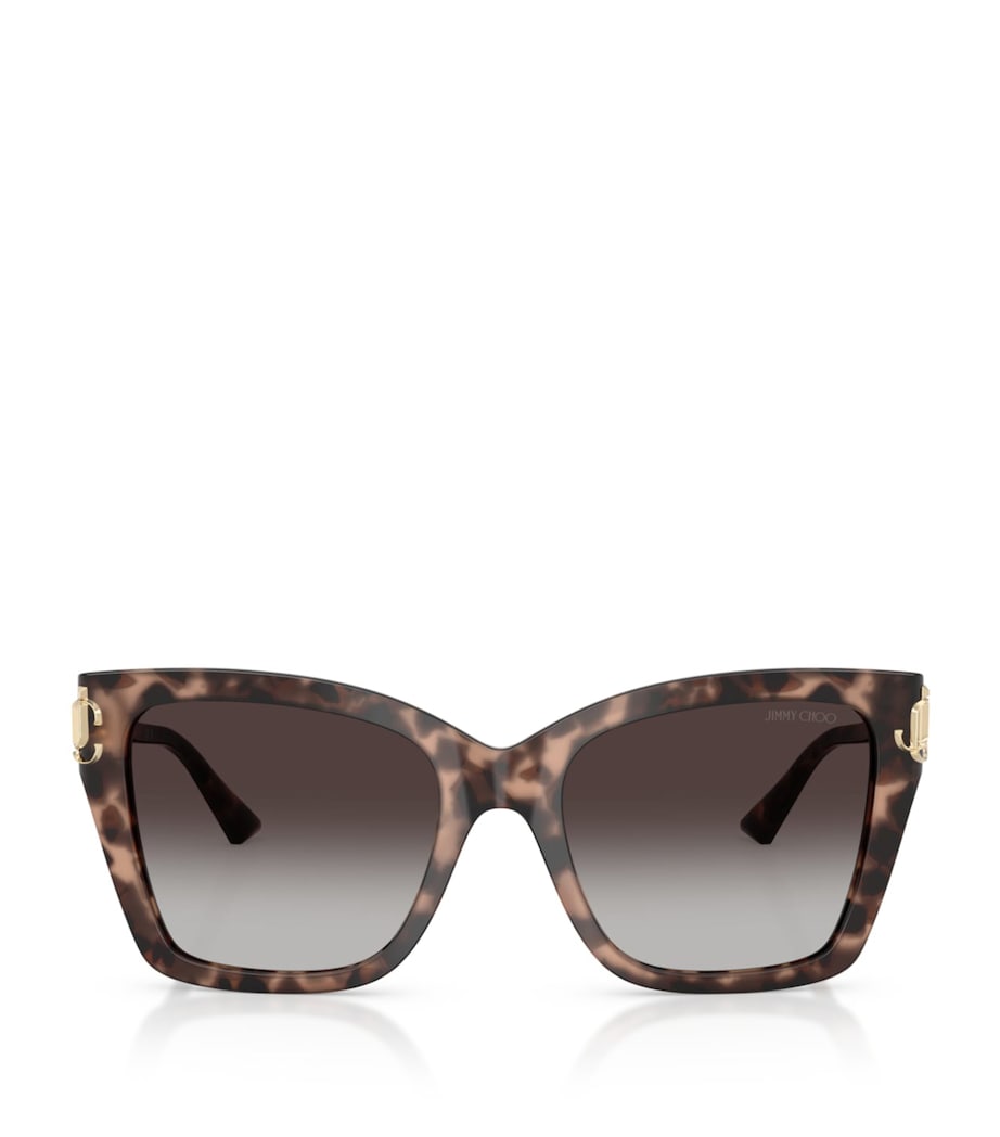Jimmy Choo Acetate JC5012 Square Sunglasses Brown Image 1