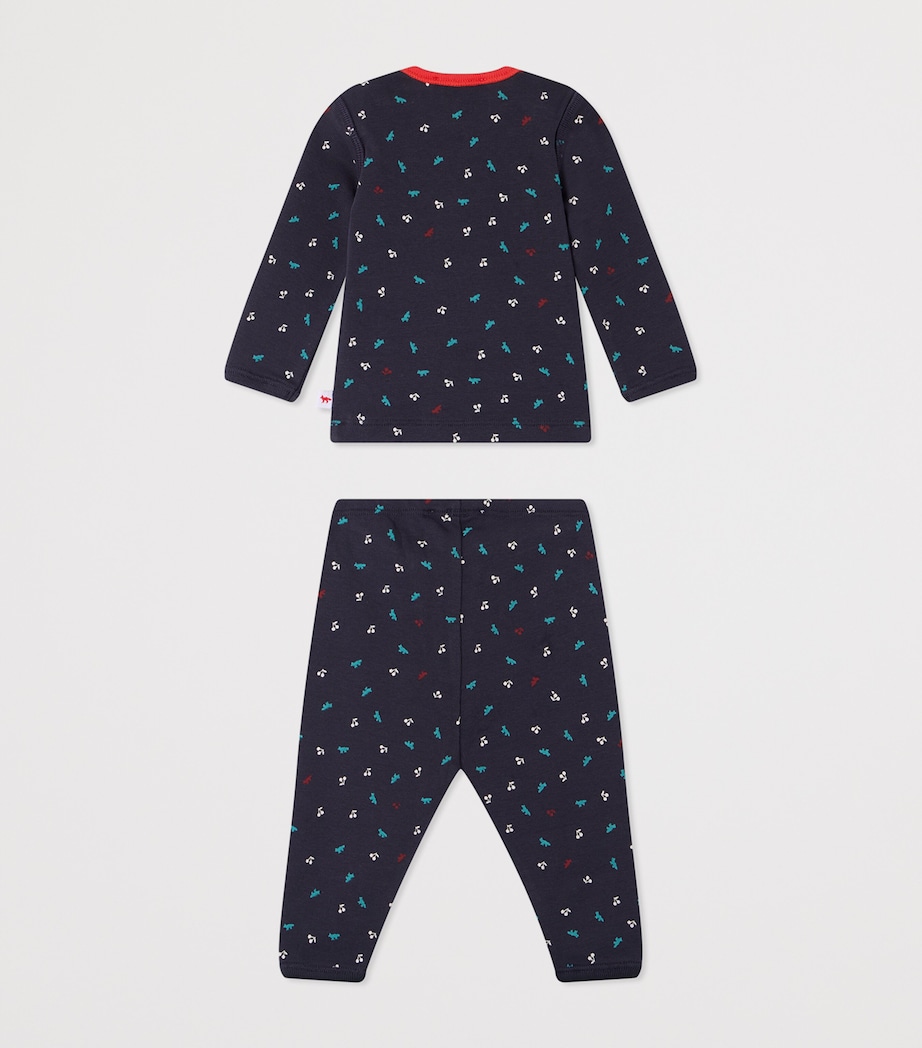 Bonpoint Cotton Top and Trousers Set (3-18 Months) Imp Marine Image 2