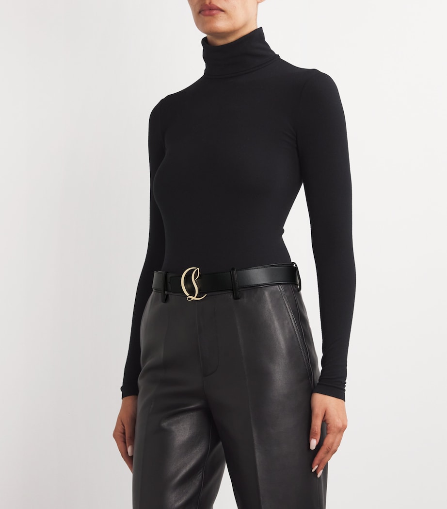 CL Logo Leather Belt CM6S Image 2