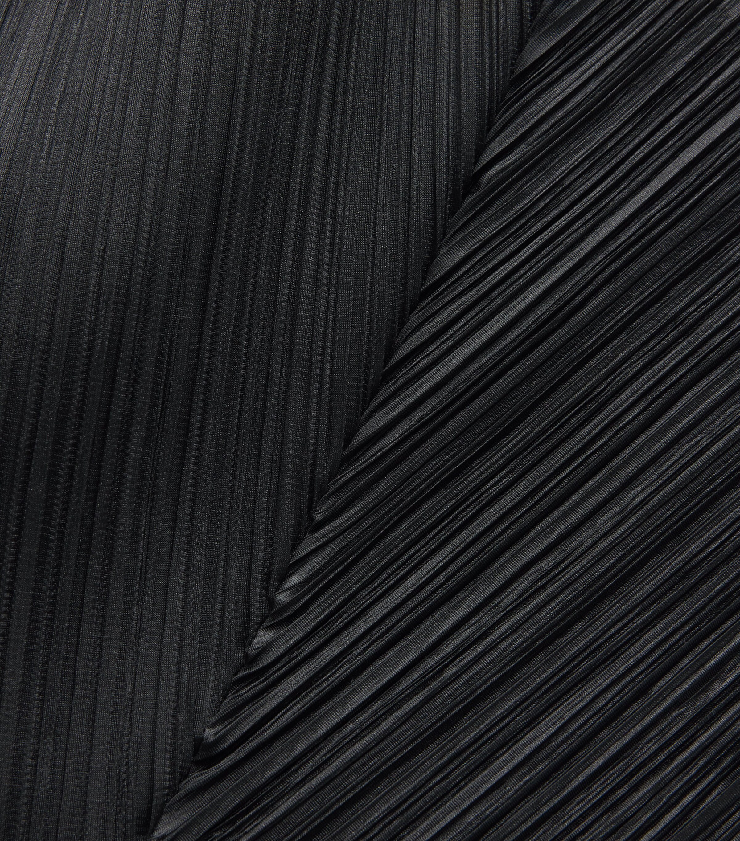 Pleats Please Issey Miyake Womens Skyline Wide-Leg Trousers Black Image 6