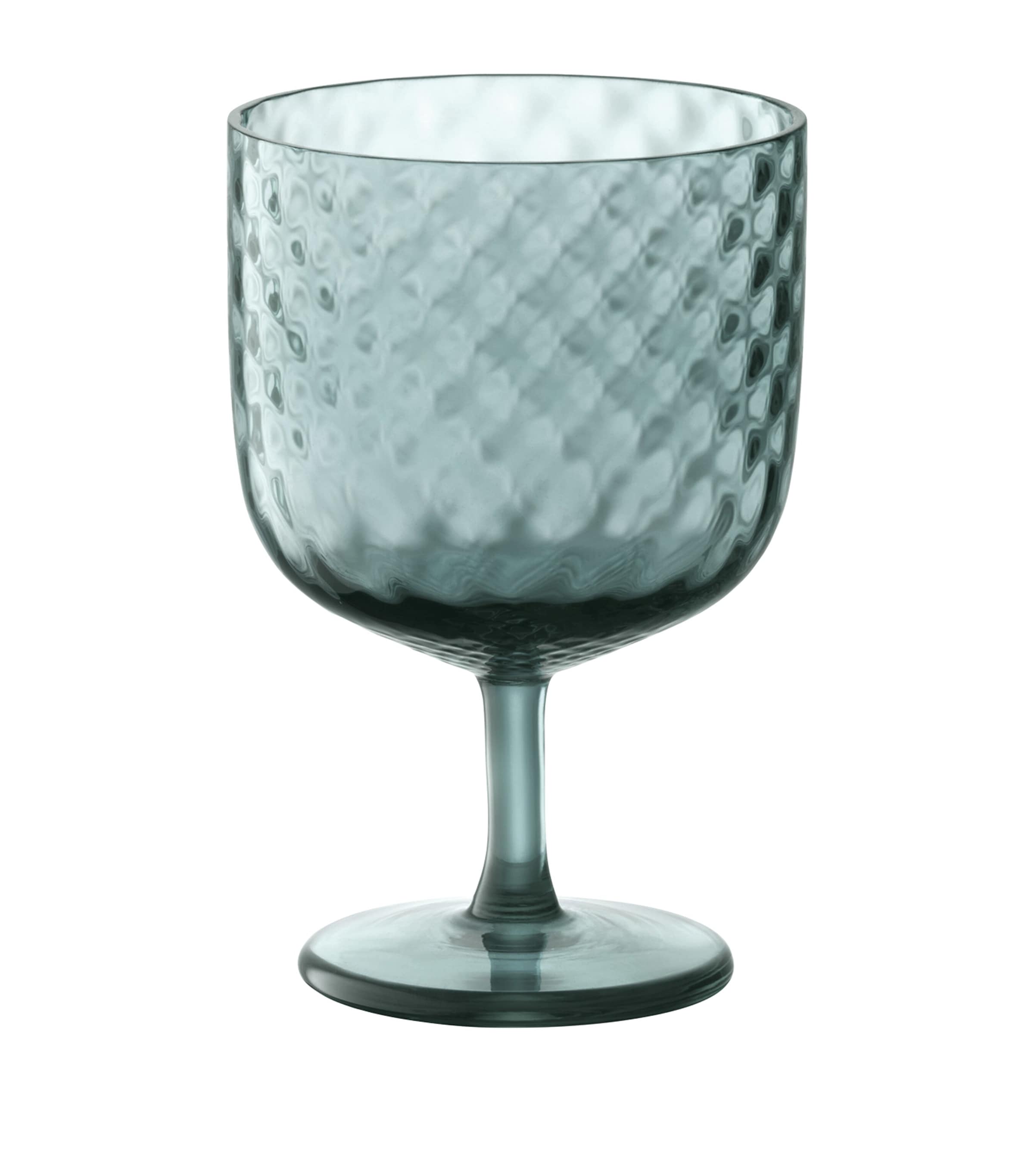 LSA INTERNATIONAL SET OF 2 DAPPLE WINE GLASSES 