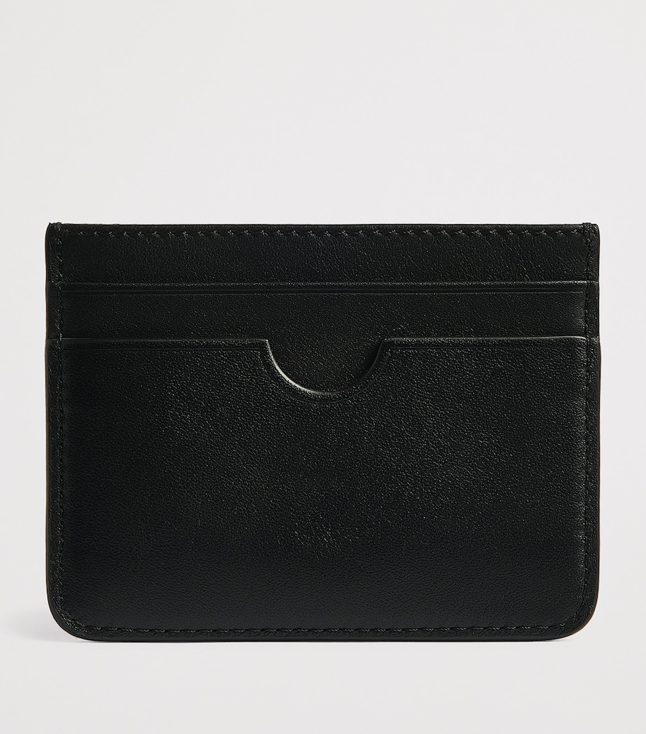 Leather Ami de Coeur Card Holder NOIR Image 2