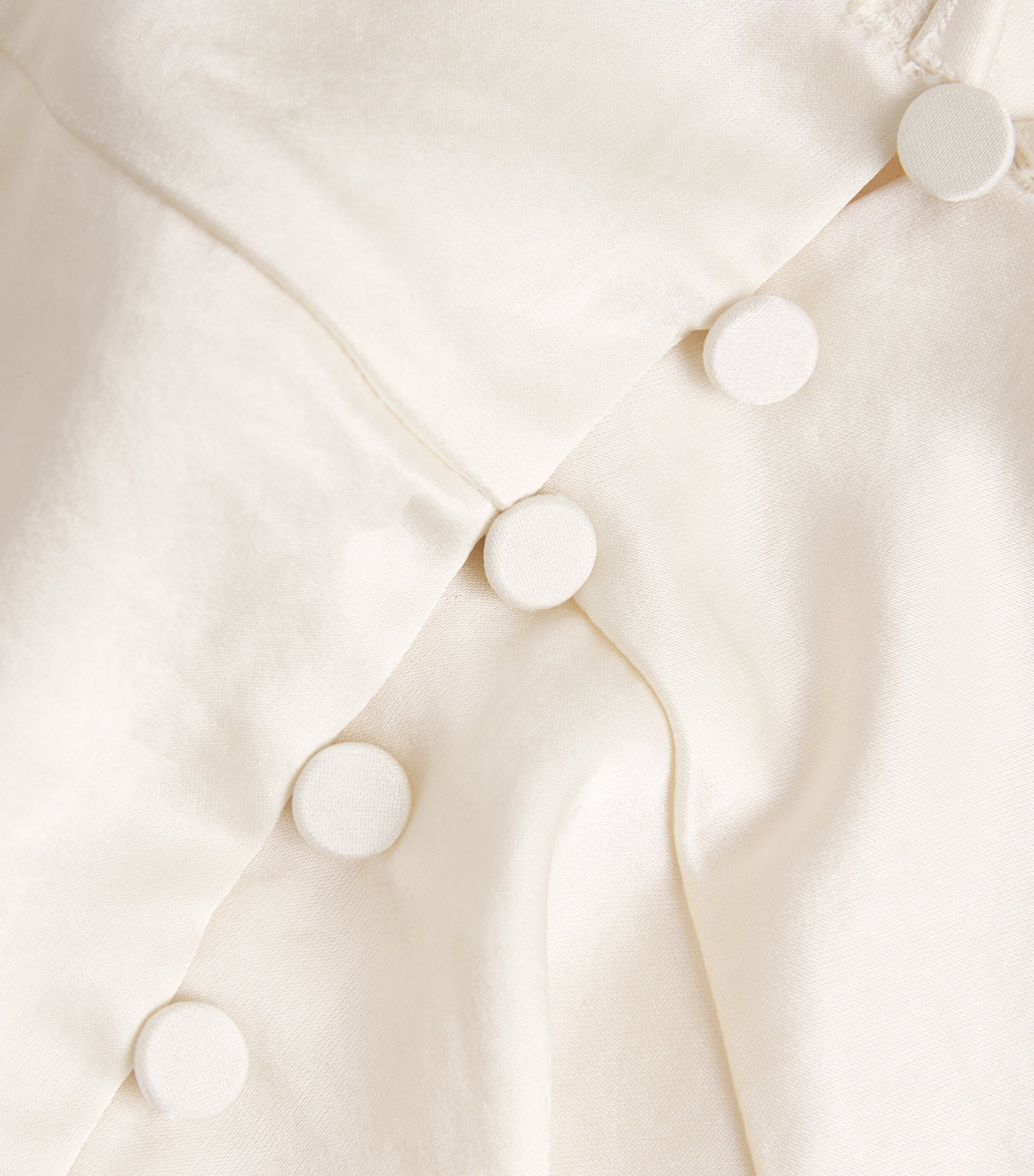 Citizens of Humanity Womens Lola Ruffle-Sleeve Blouse Cream Image 6