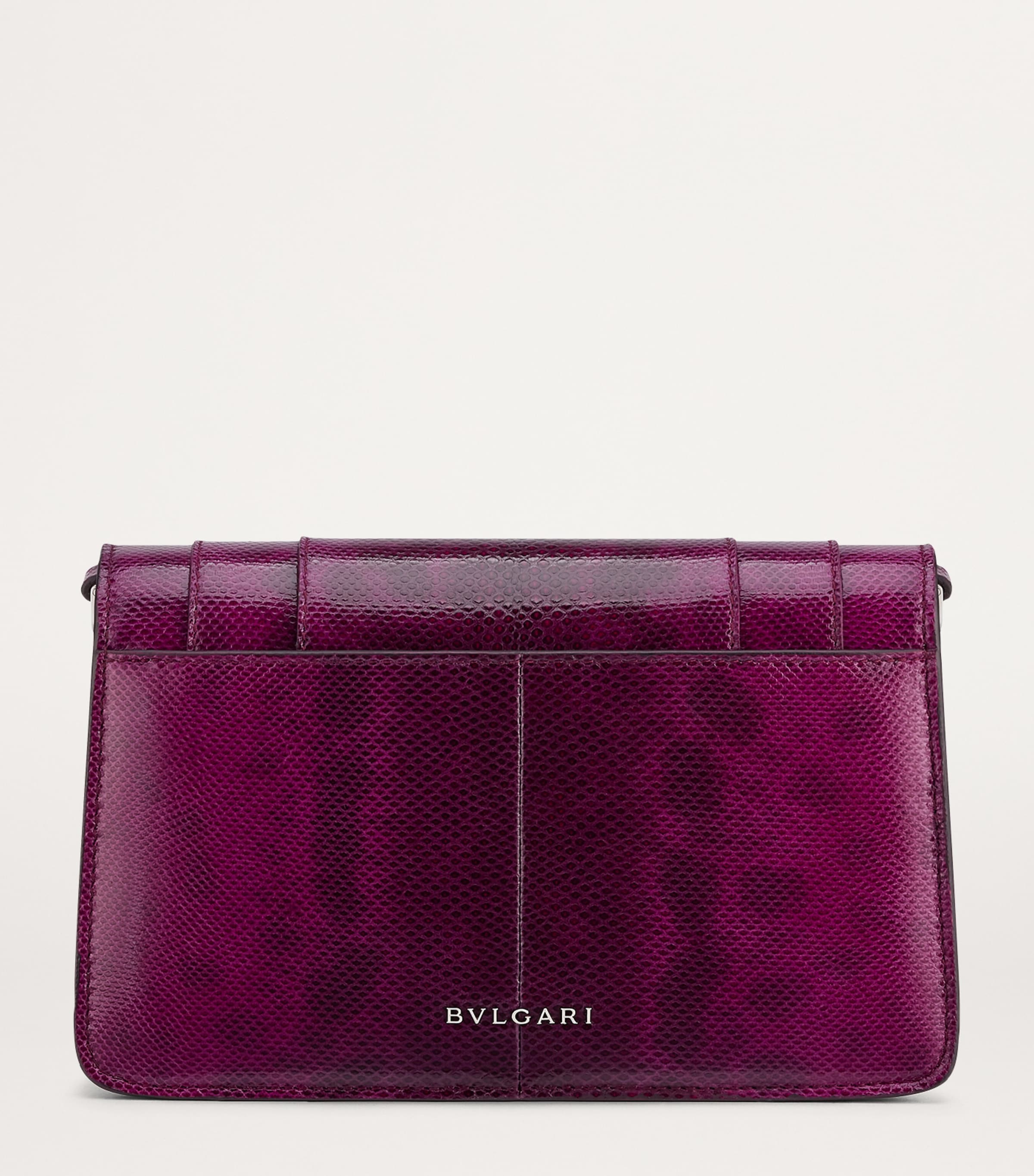 Small Snakeskin Serpenti East West Shoulder Bag VIOLET MEDIUM Image 2