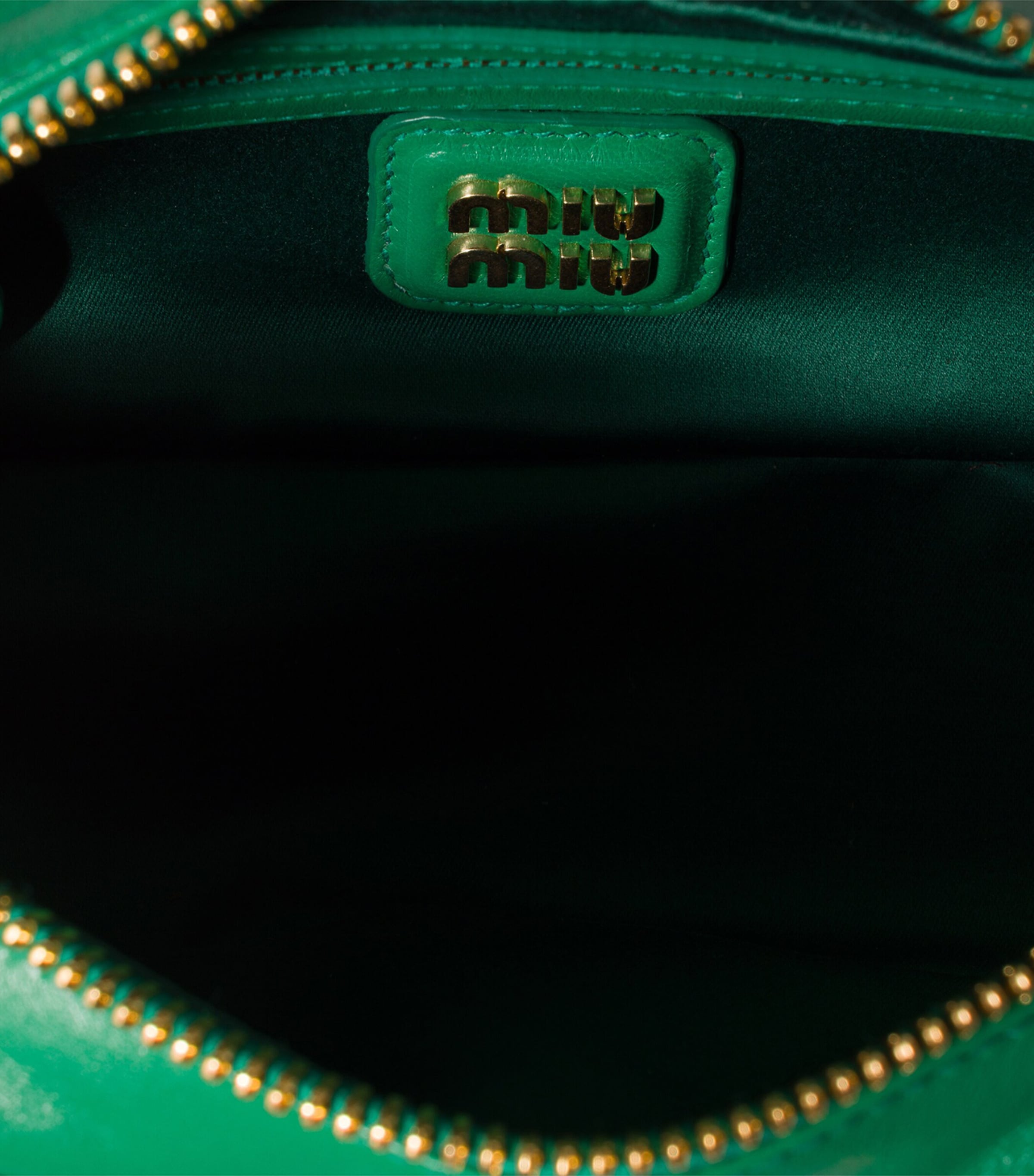Miu Miu ARCADIE MATELASS NAPPA LEATHER. Green Image 5