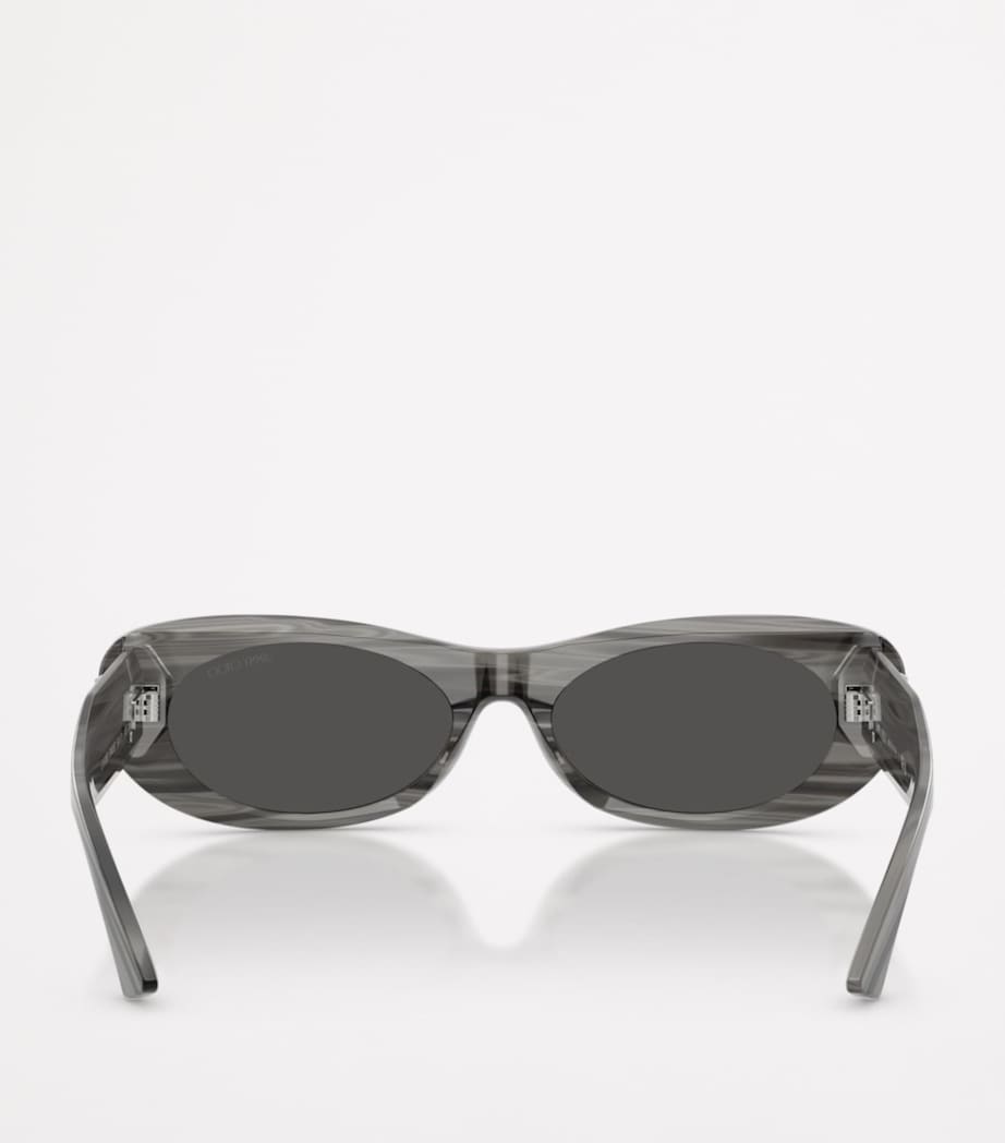 Oval Logo Sunglasses 506387 Image 4