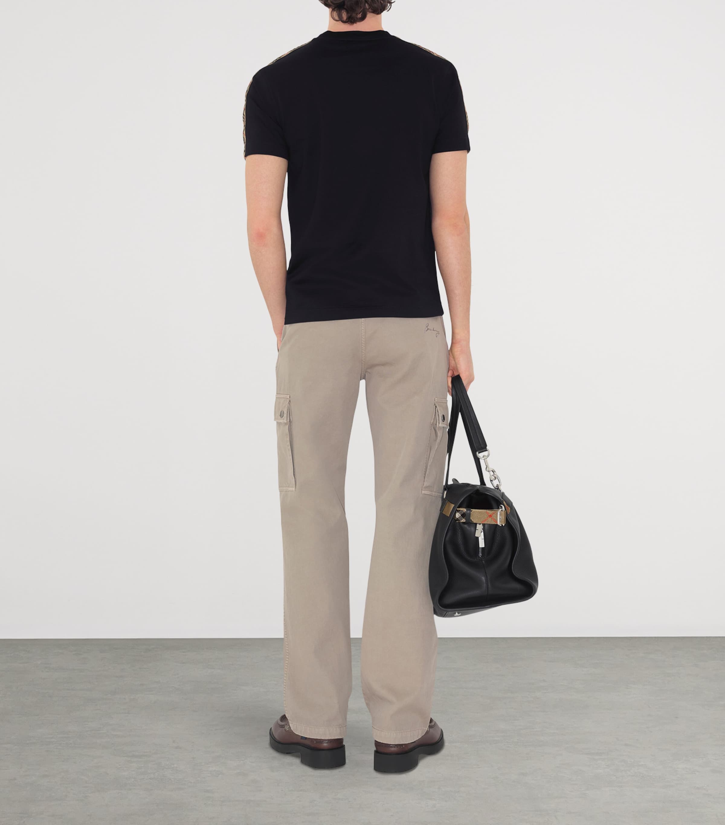 Check-Trim EKD T-Shirt BLACK Image 4