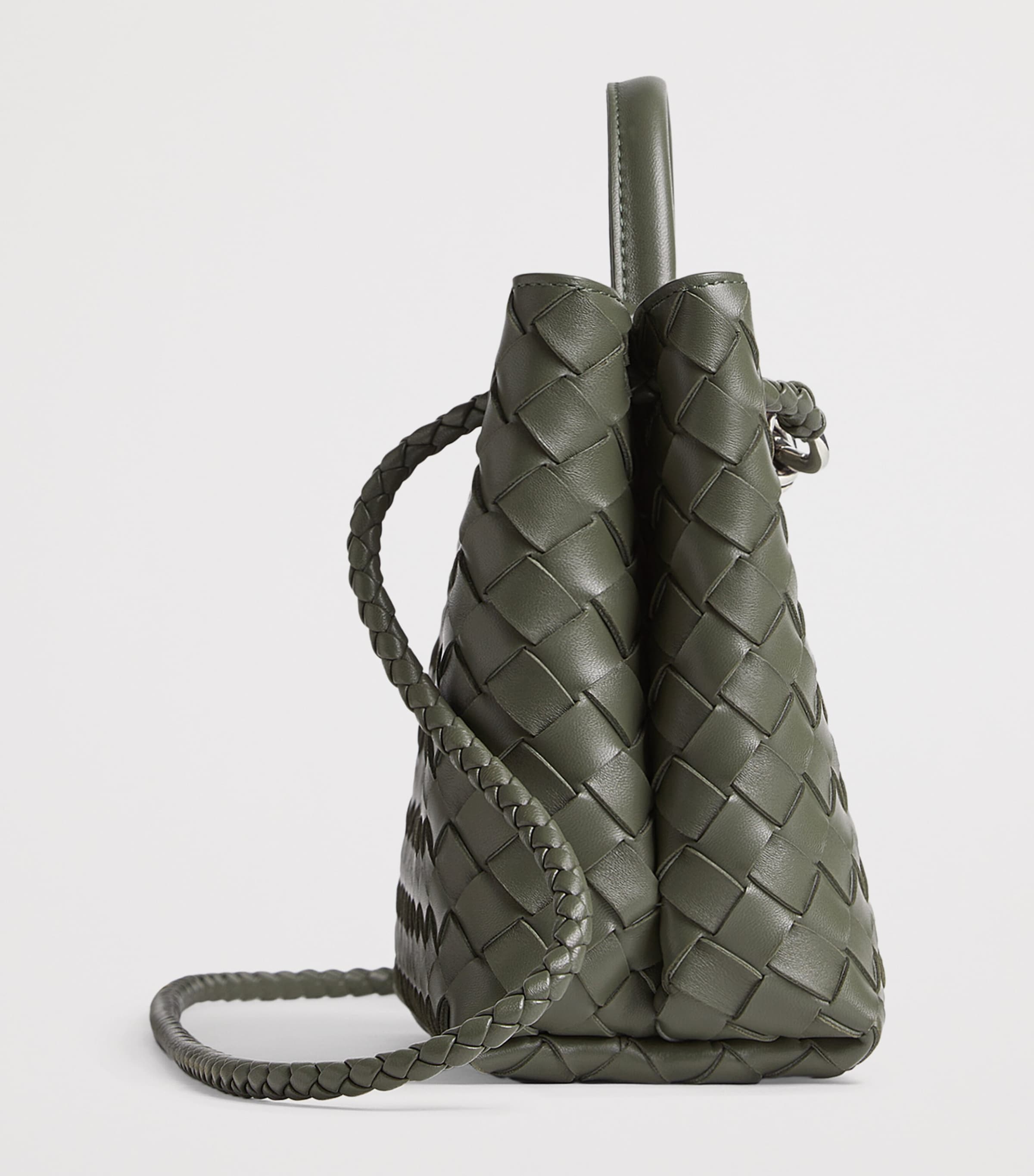 Small Leather Andiamo Top-Handle Bag 3297 Image 4