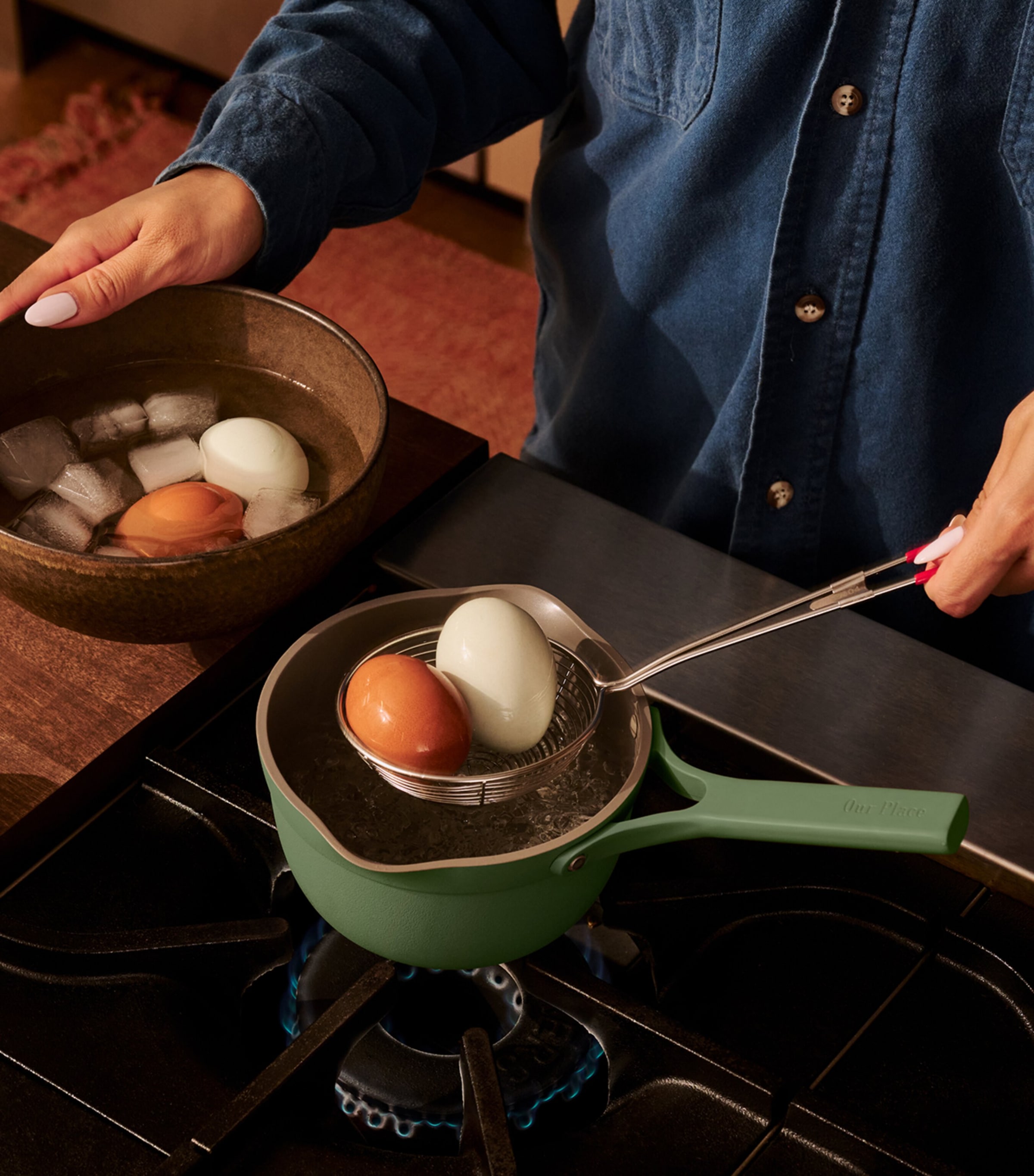 OUR PLACE Tiny Cookware Duo Sage Image 9