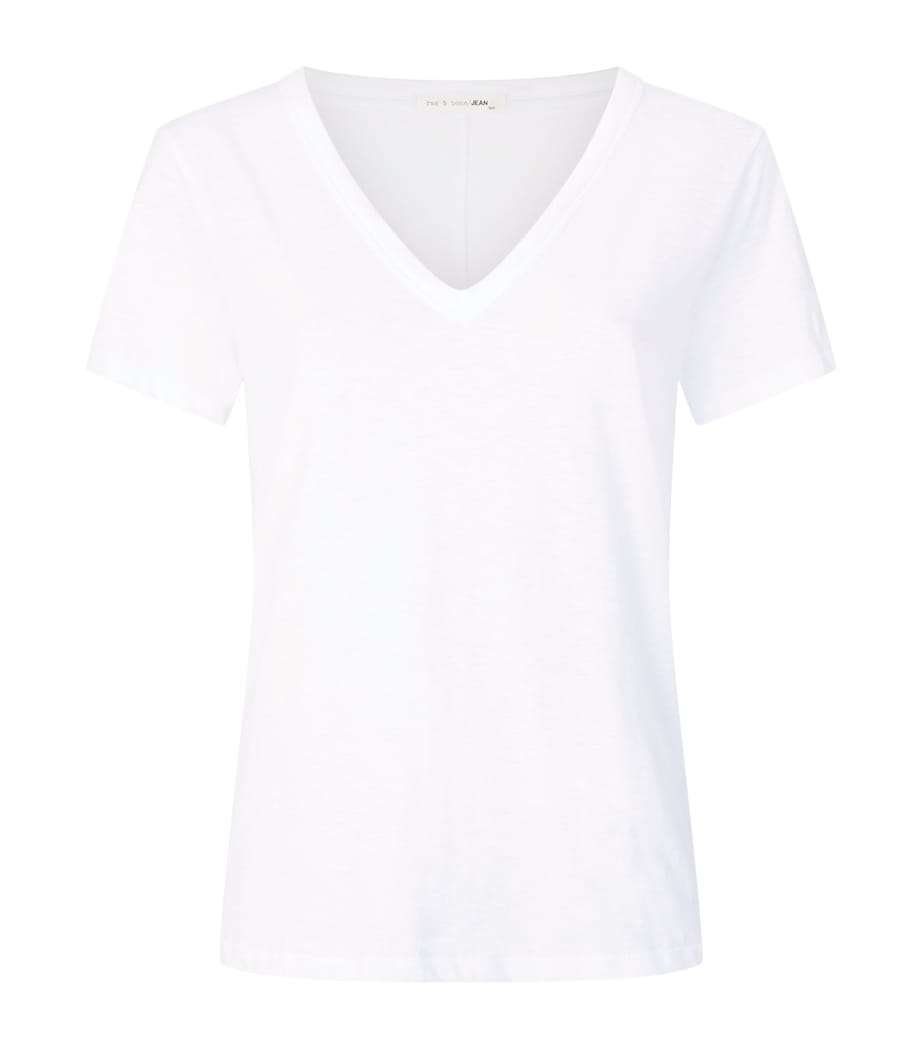 The Vee T-Shirt BRIGHT WHITE W Image 2