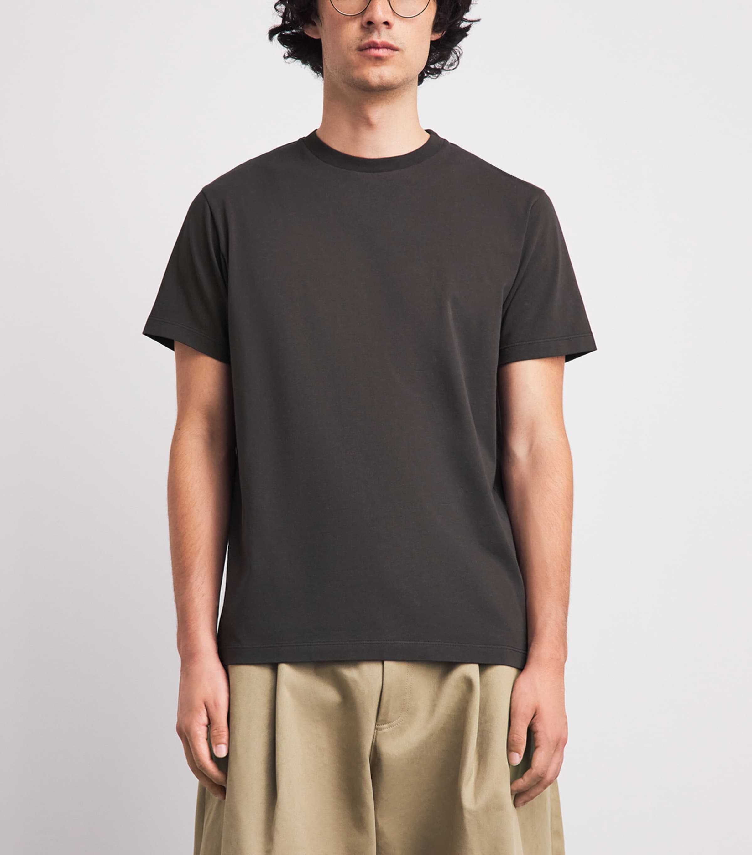 Barena Mens Cotton T-Shirt Moro Image 4