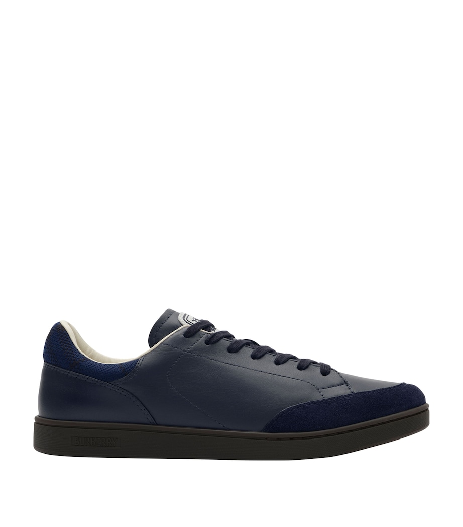 Burberry Leather-Suede Set Sneakers Midnightnocturneblu Image 1