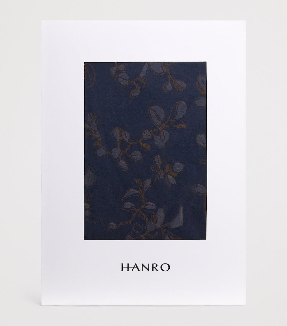 Cotton Nigh & Day Floral Sweatpants 3033 NAVY LINK LEAVS Image 6