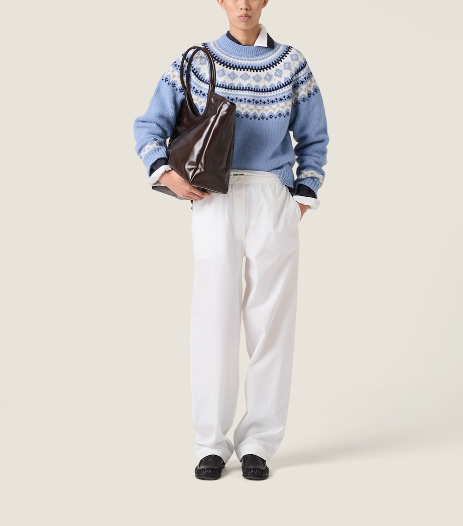 Wool Fair Isle Sweater F0013 Image 2