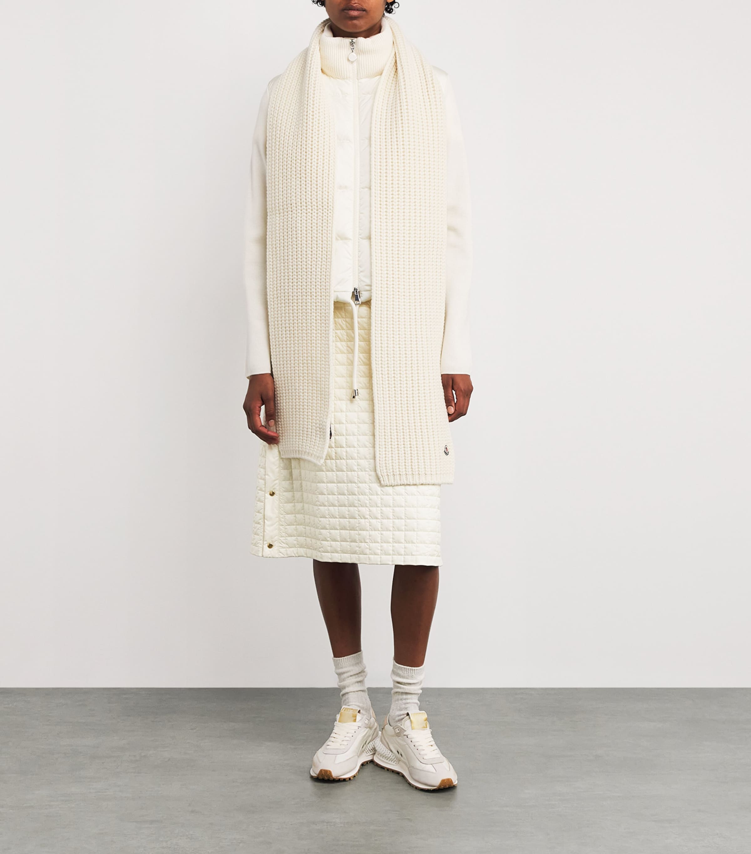 Microfiber Quilted Midi Skirt 10V Image 2