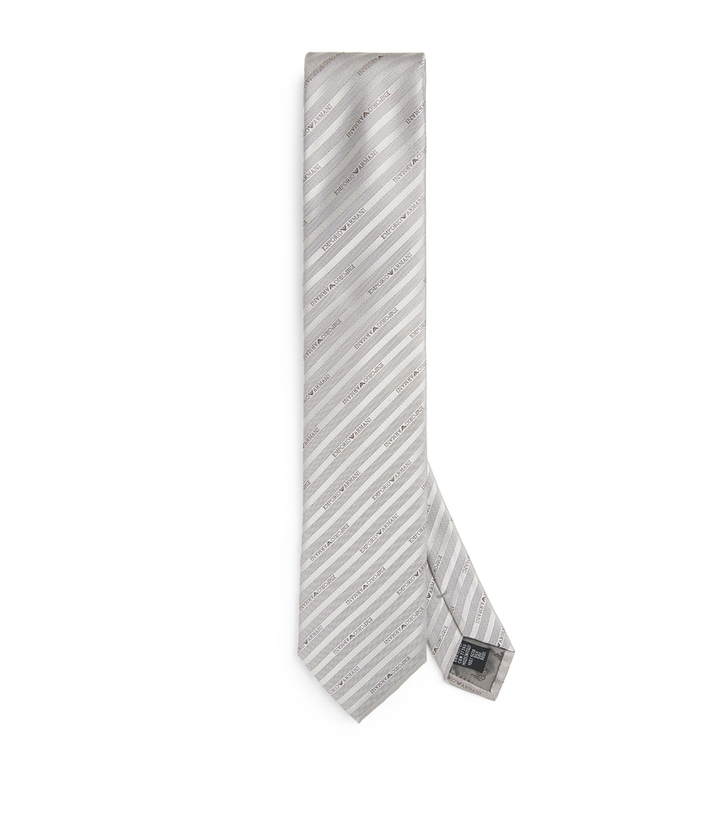 Emporio Armani Silk Logo Tie | Men Accessories | Ties | Silk Ties | Designers | Emporio Armani | Partywear | Mens | Accessories