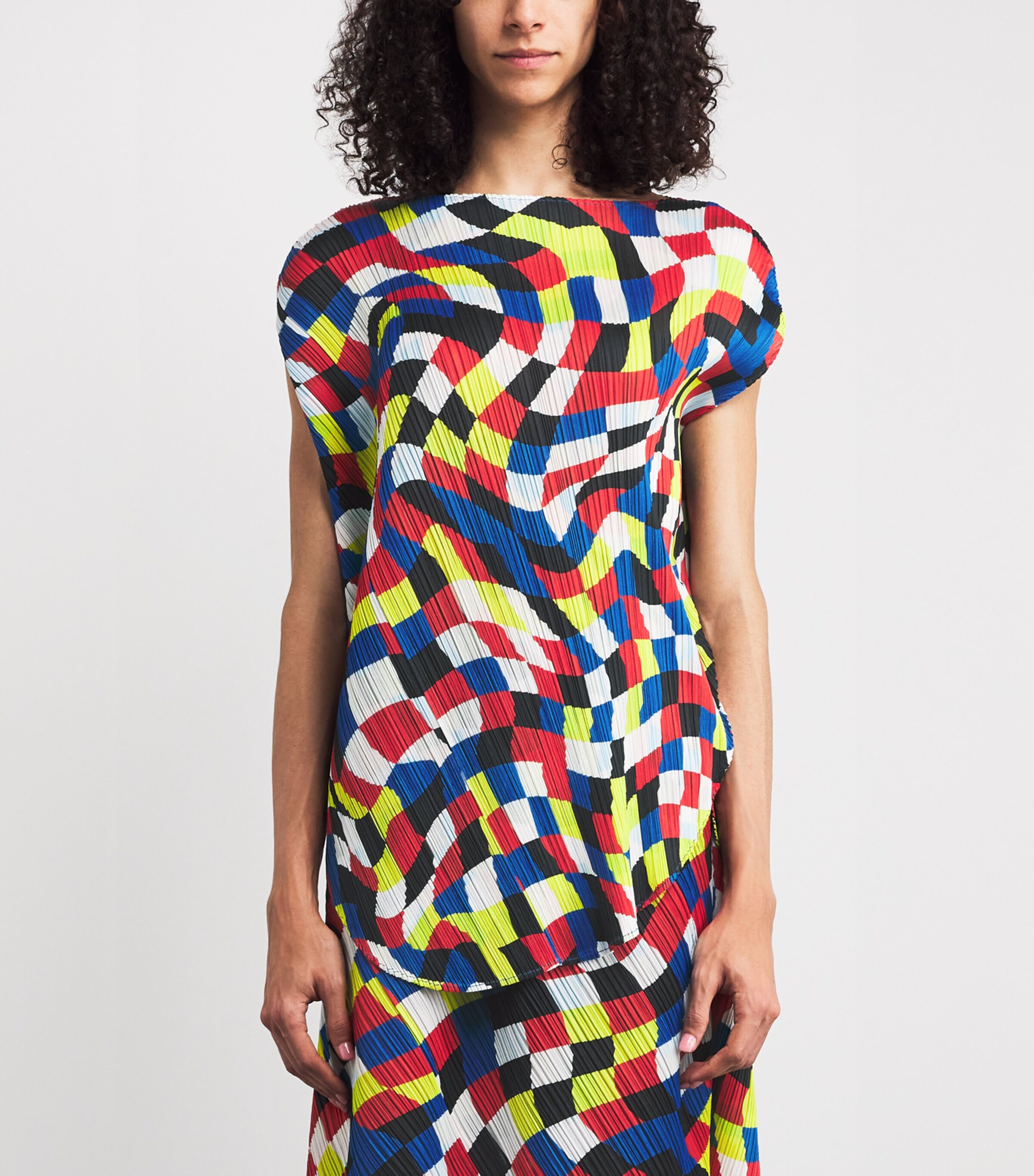 Pleats Please Issey Miyake Multi Dancing Square Top | Harrods US