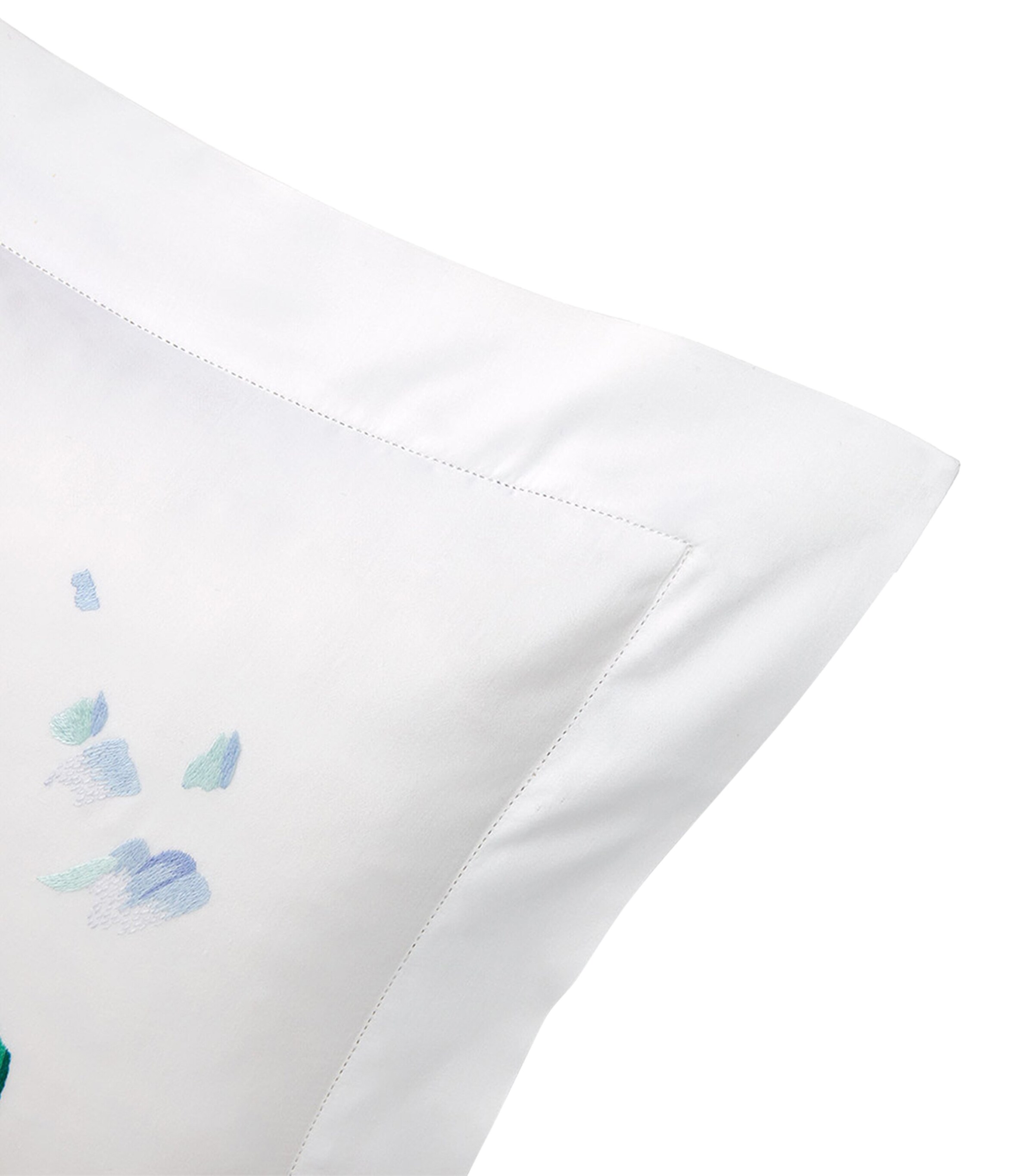 Yves Delorme Couture Pima Cotton Abysses Oxford Pillowcase (30cm x 40cm) Image 3
