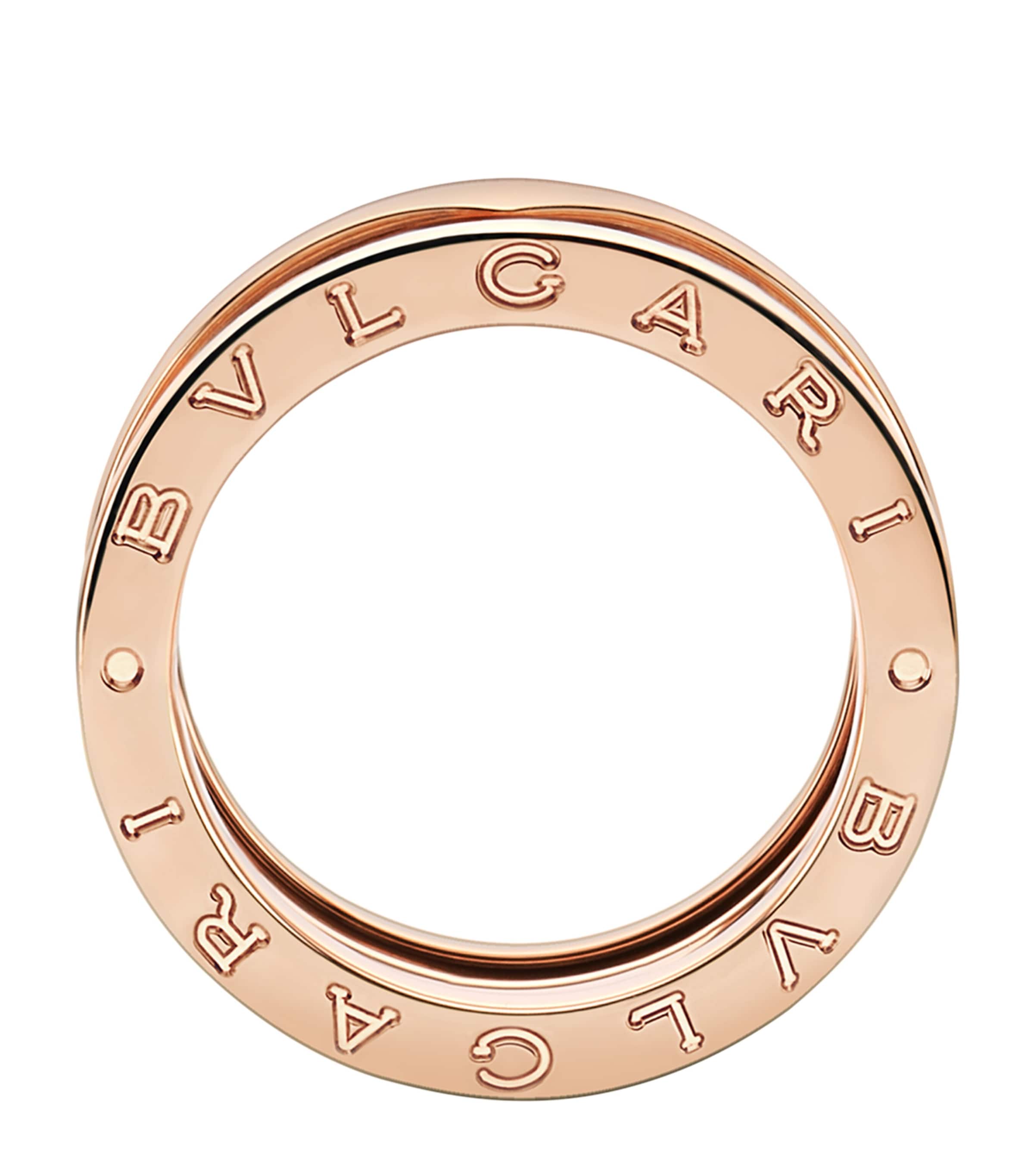 Rose Gold B.zero1 Three-Band Ring PINK GOLD Image 2