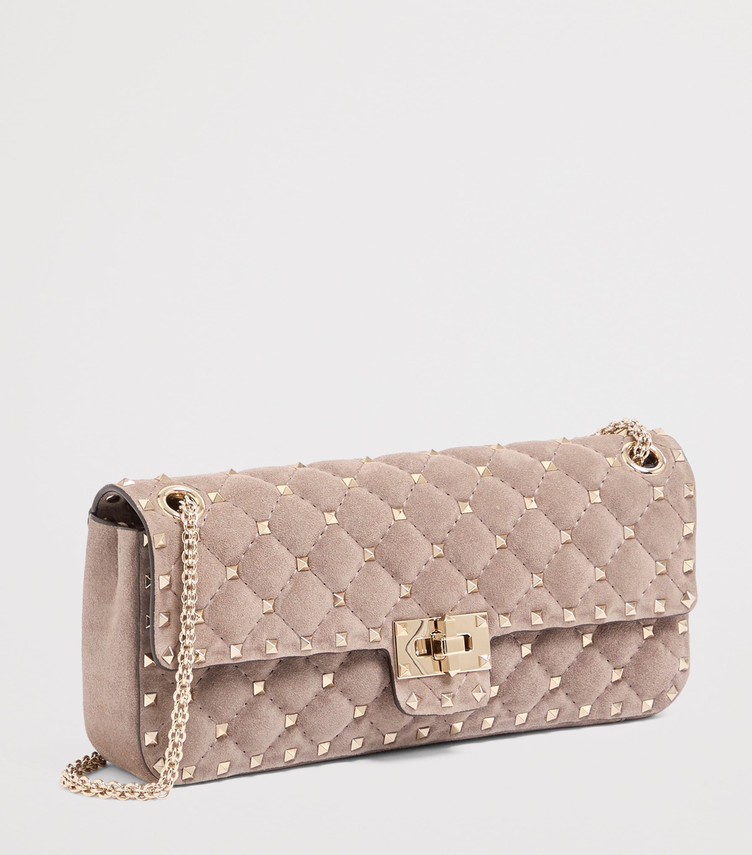 Valentino Garavani Medium Brushed Leather Rockstud Spike Shoulder Bag Image 2