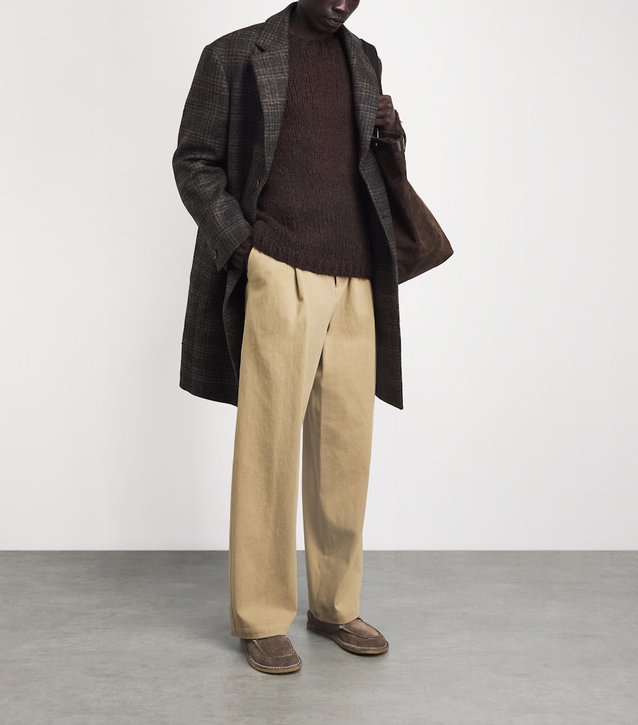 Gabriela Hearst Mens Cashmere Lawrence Sweater Chocolate Image 2