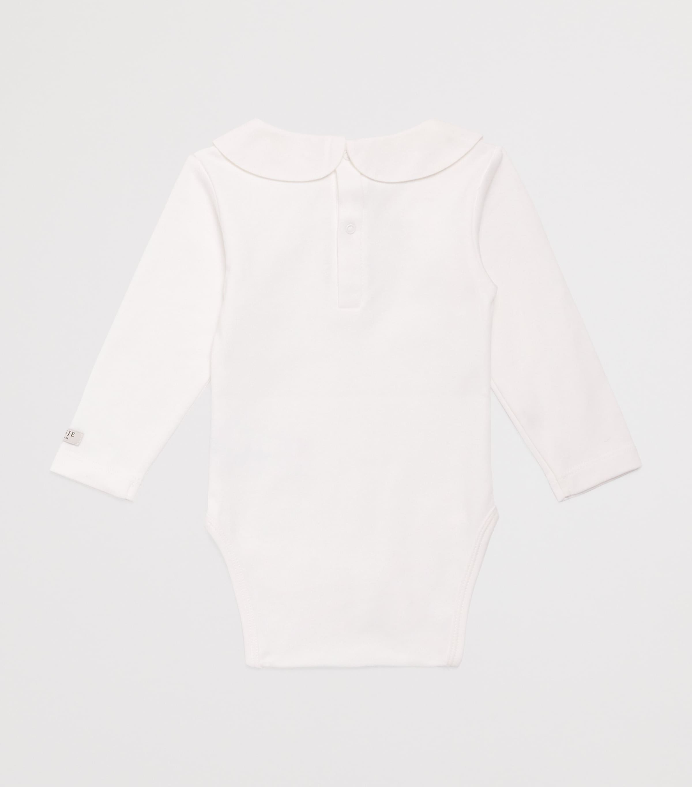 Cotton Davo Bear Bodysuit (0-18 Months) 00002OFF WHITE Image 2