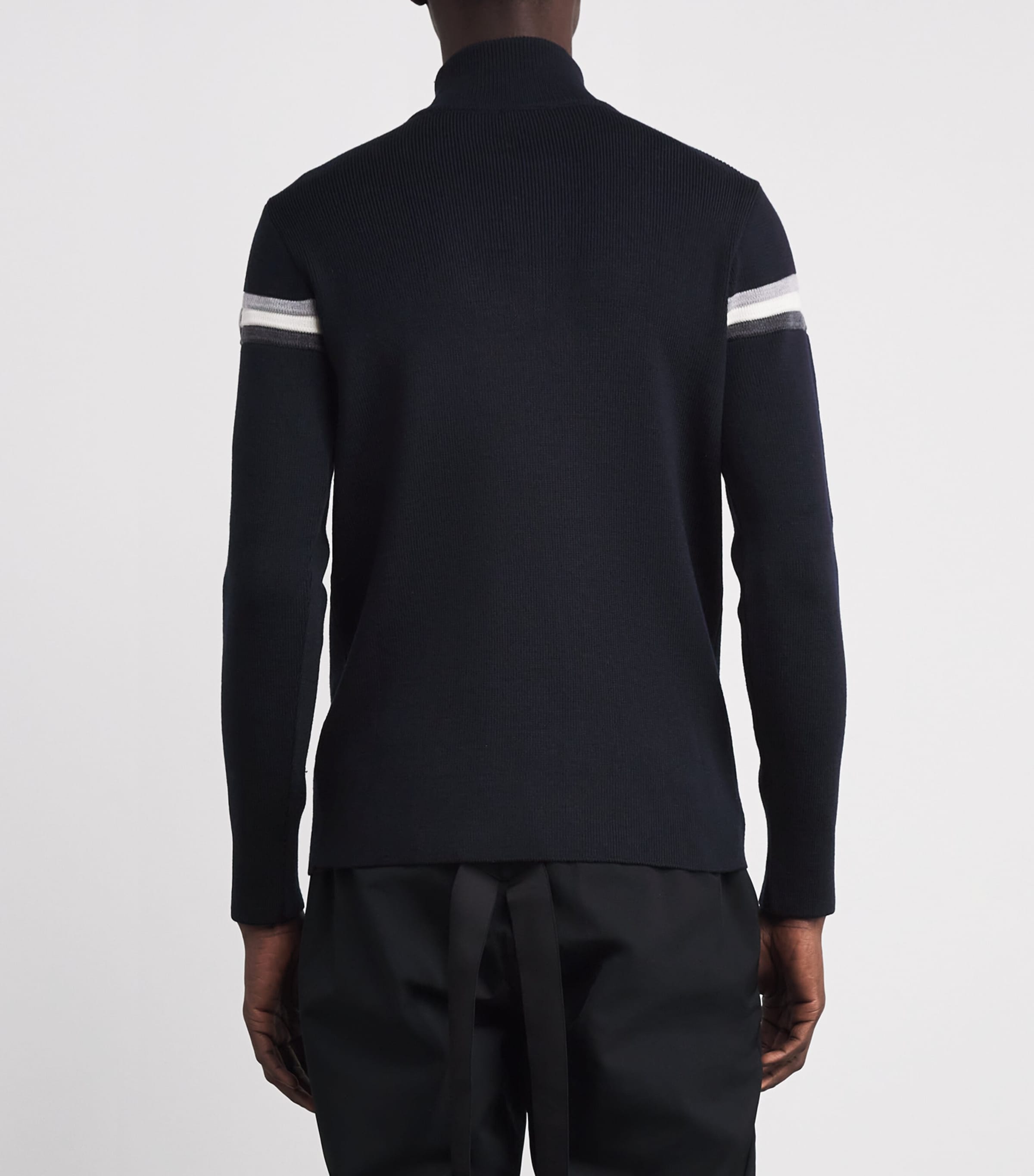 Merino Wengen Sweater 65602 MARIN/SILICE Image 4