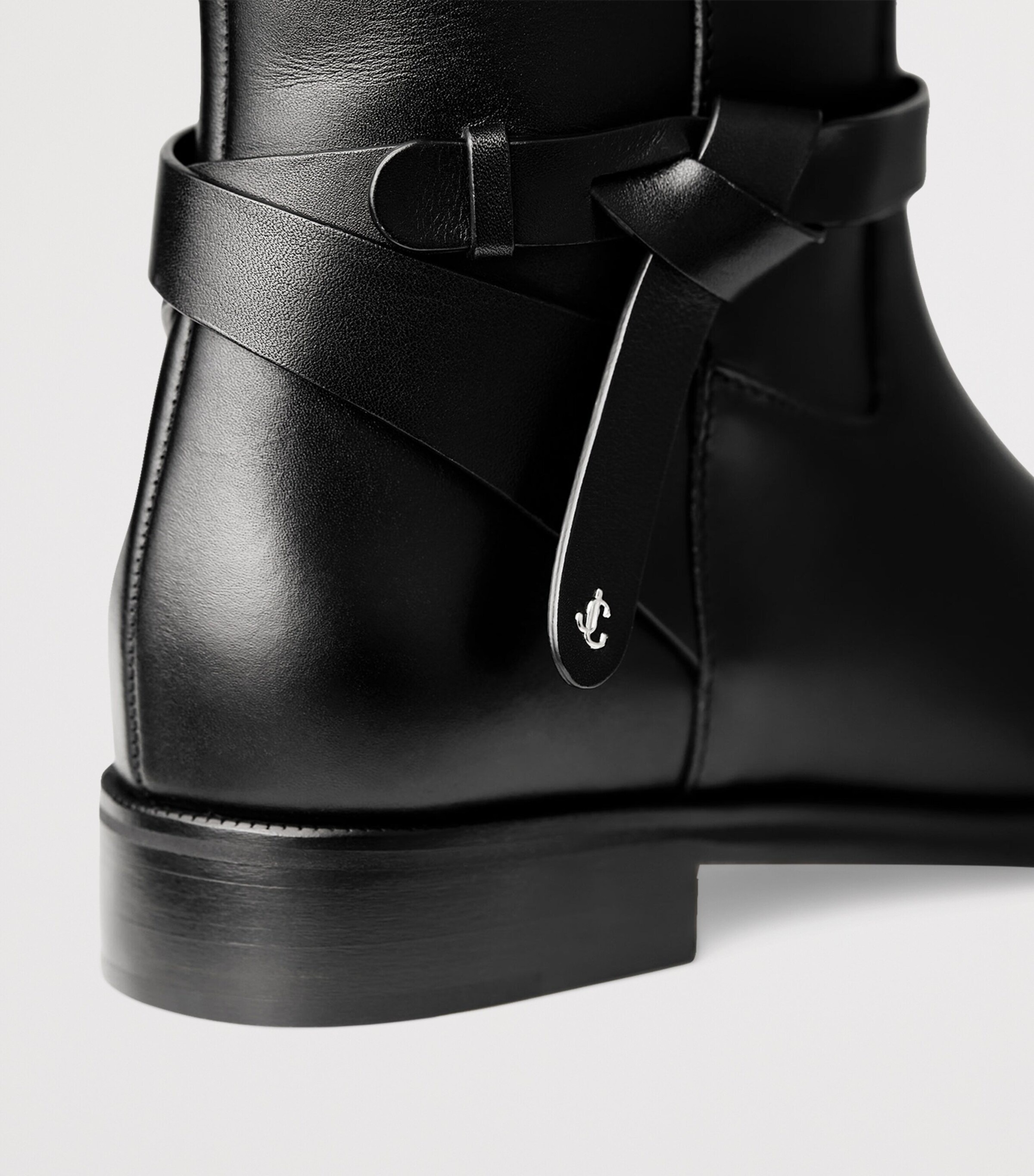 Lawton Leather Knee-High Boots BLACK/BLACK Image 2