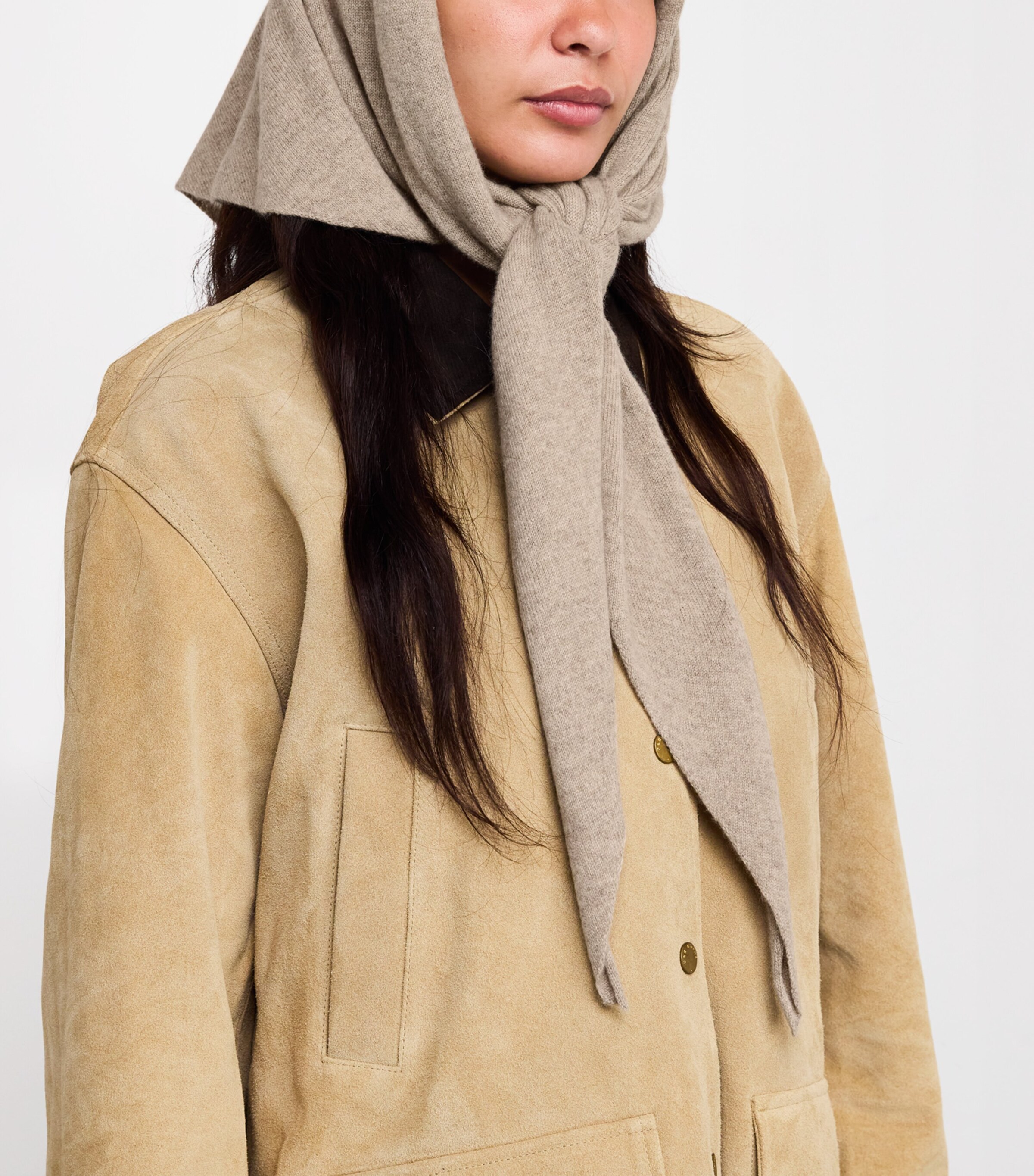 Guest In Residence Beige Cashmere Bandana Scarf | Harrods US