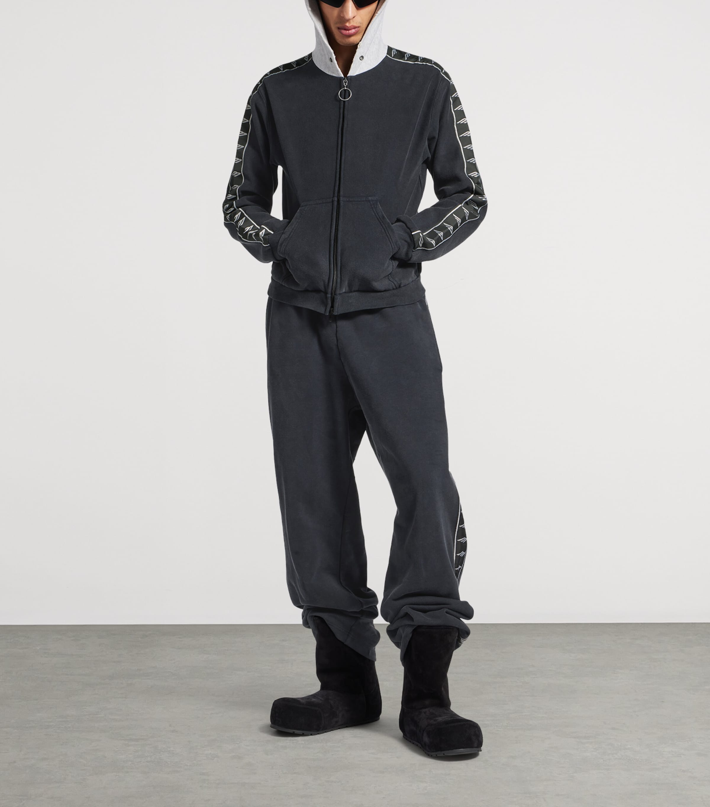 Balenciaga Mens Cotton 3B Sports Icon Hoodie Image 2