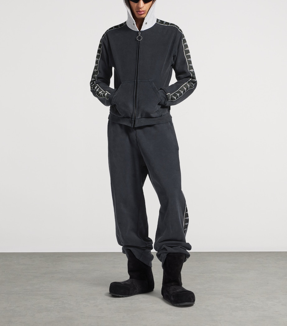 Balenciaga Mens Cotton 3B Sports Icon Hoodie Image 2