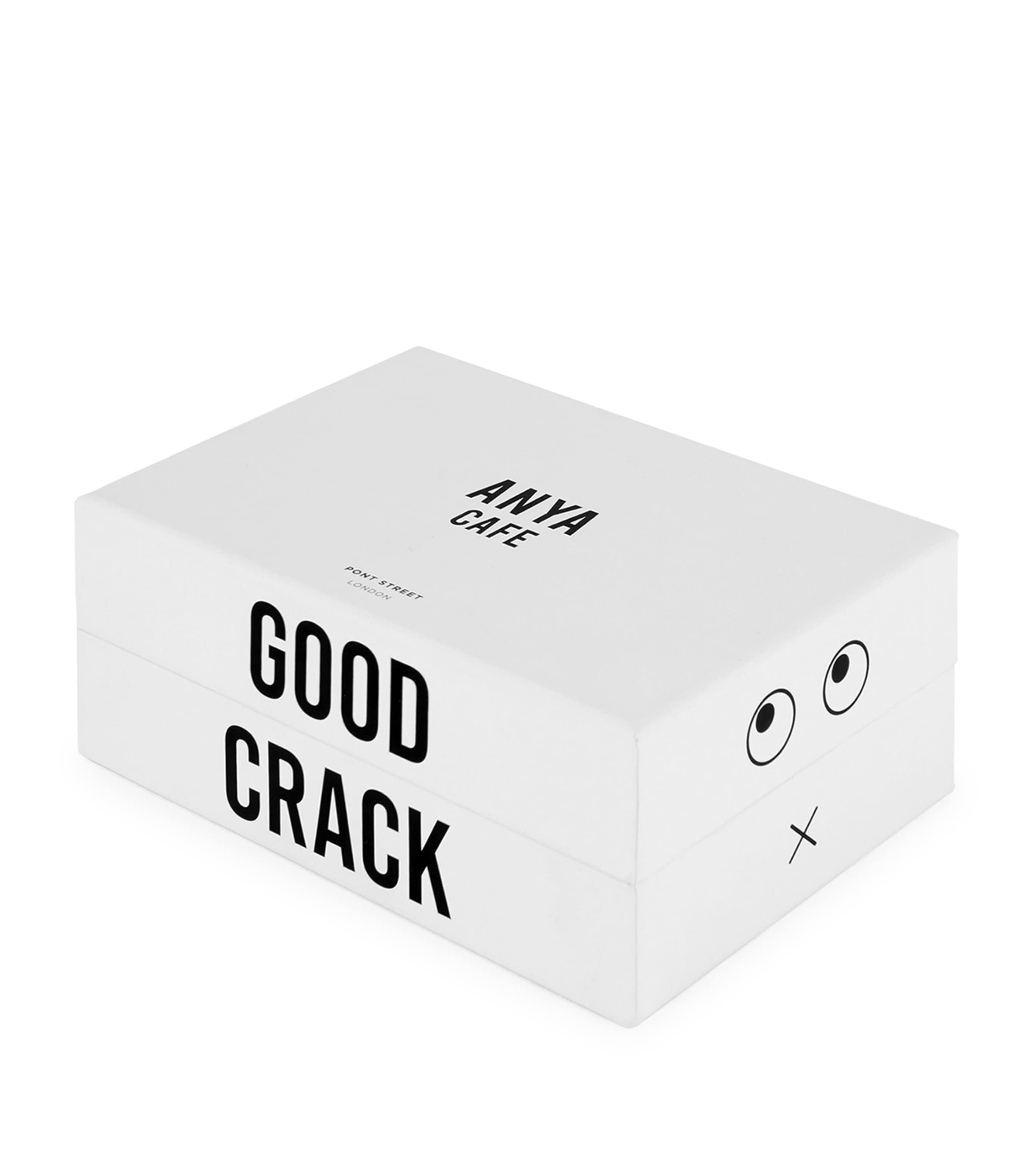Anya Hindmarch Set of 2 Eyes Egg Cups White Image 3
