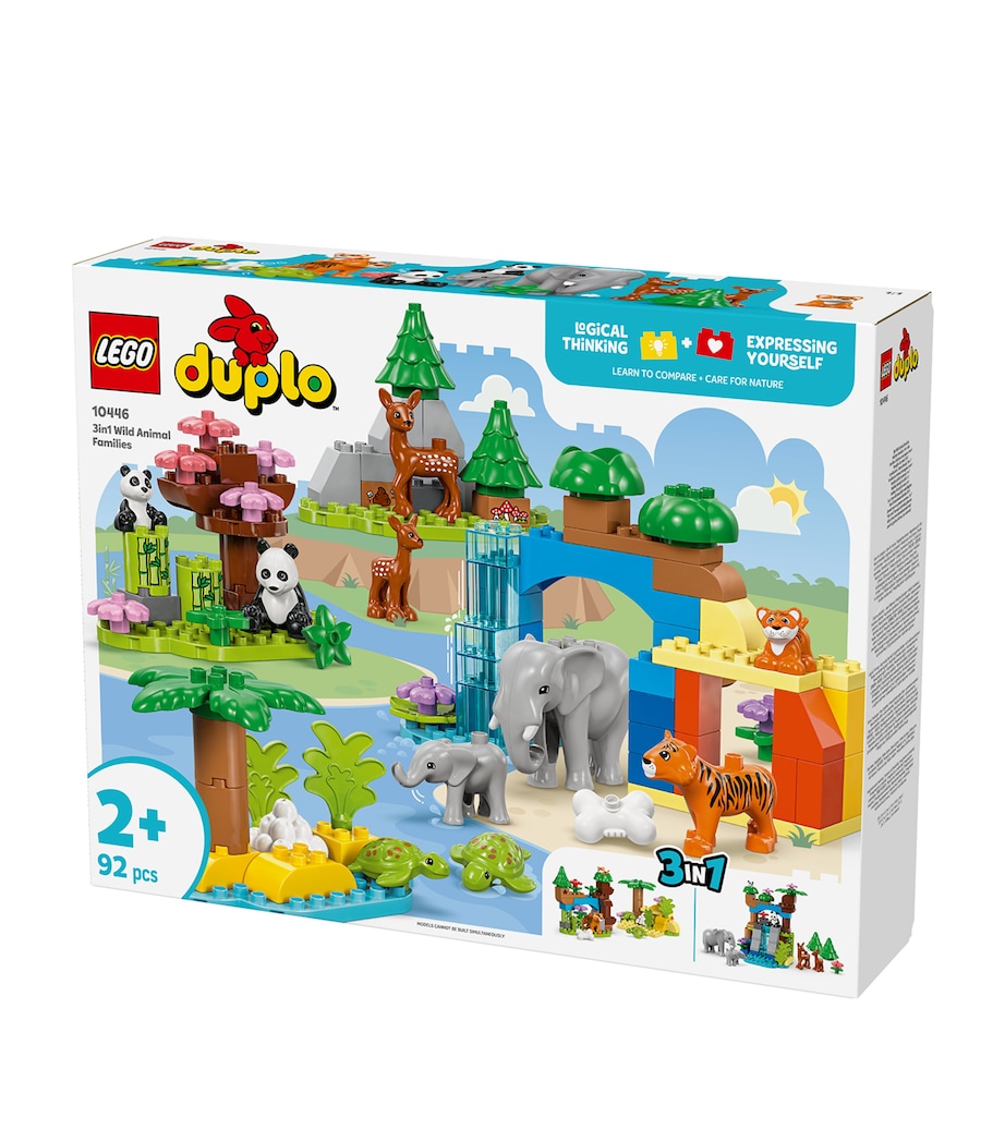DUPLO 3 In 1 Wild Animal Families Toy 10446 MULTI Image 3