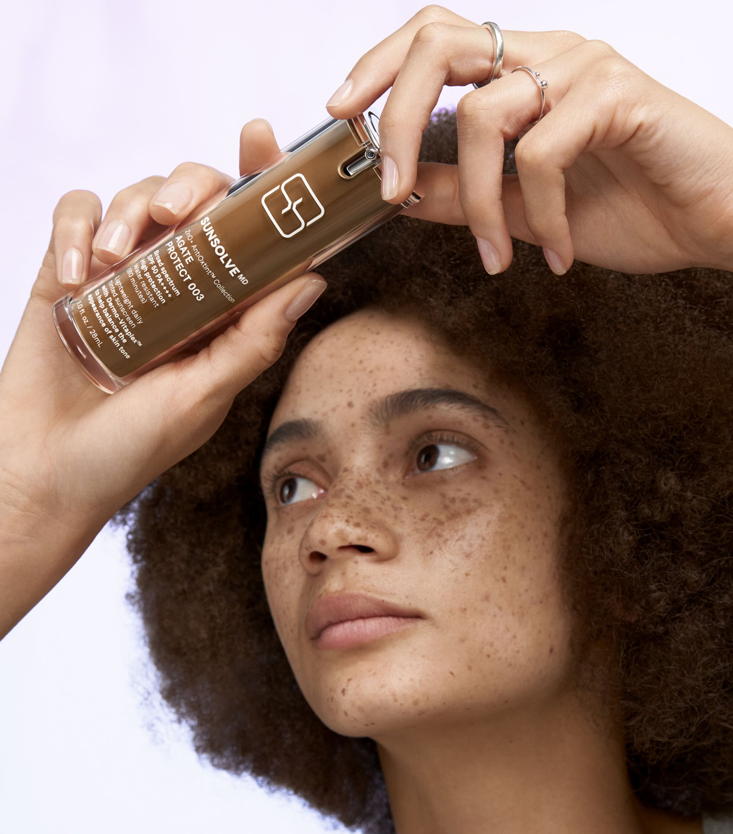 SunsolveMD Tinted Sun Cream SPF 50 (28ml) AGATE PROTECT Image 2