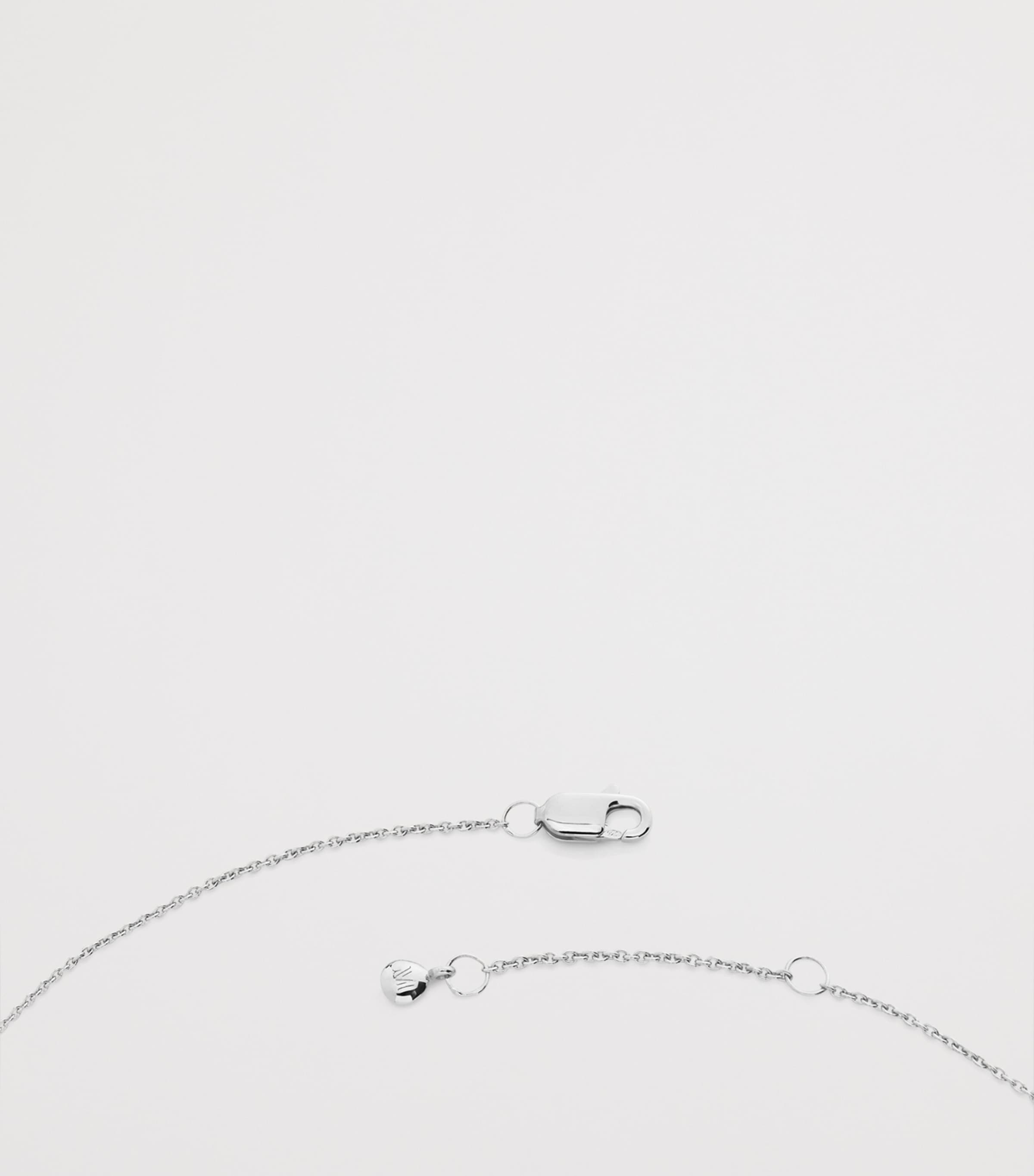 Monica Vinader Sterling Silver Taurus Zodiac Necklace Sterling Silver Image 3