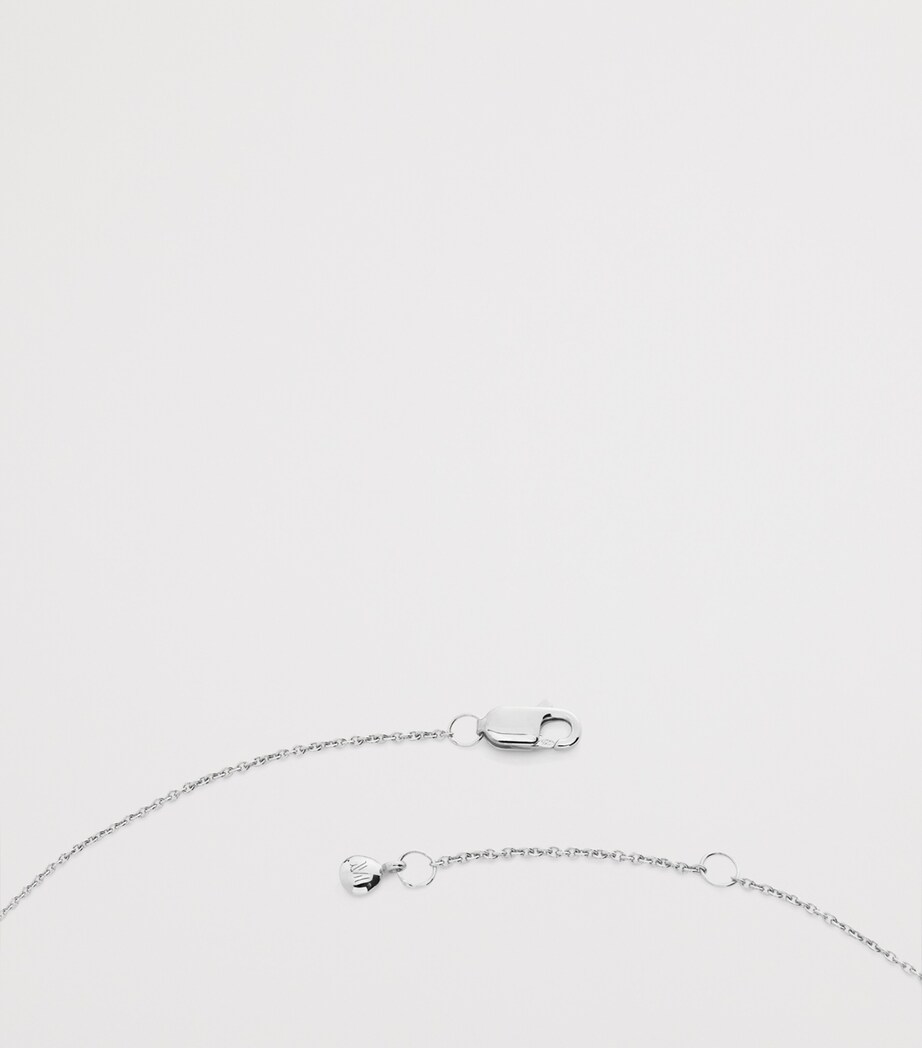 Monica Vinader Sterling Silver Taurus Zodiac Necklace Sterling Silver Image 3