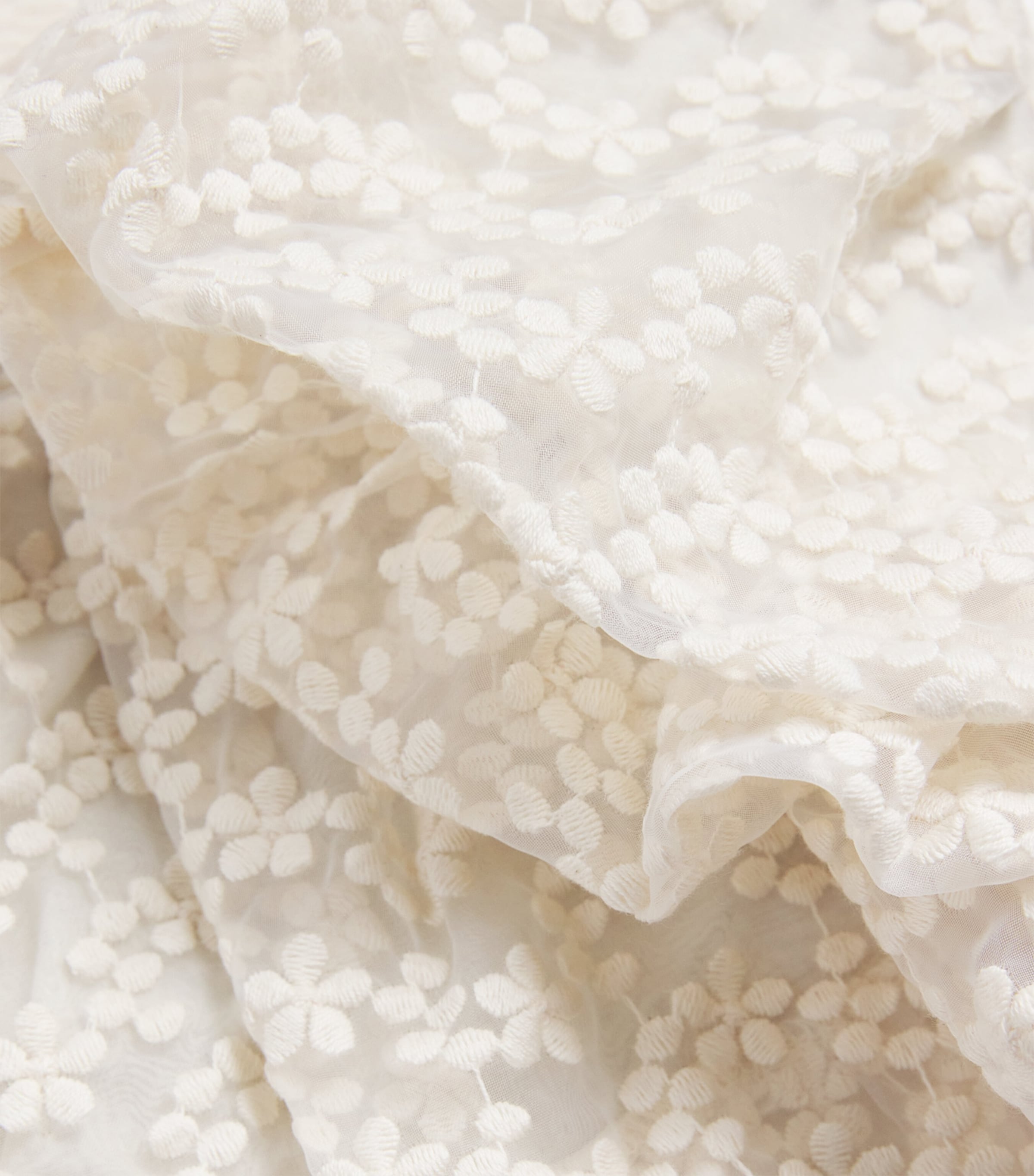 Cotton-Blend Justine Skirt (3-24 Months) 00003WARM WHITE Image 3